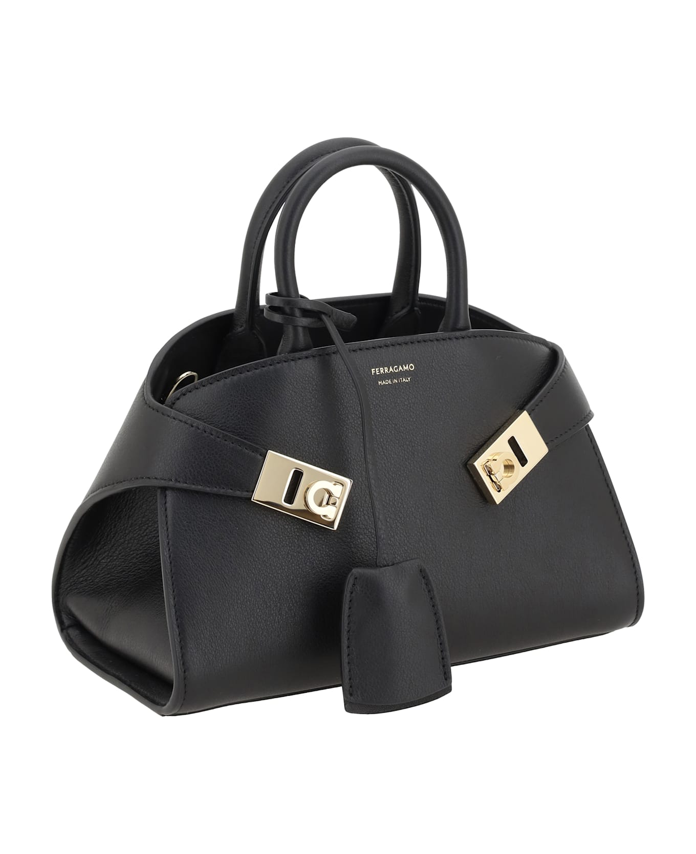 VIP価格.FERRAGAMO LEATHER HUG TOP HANDLE BAG 関税送料込み Hug handbag (L) - Women | Ferragamo