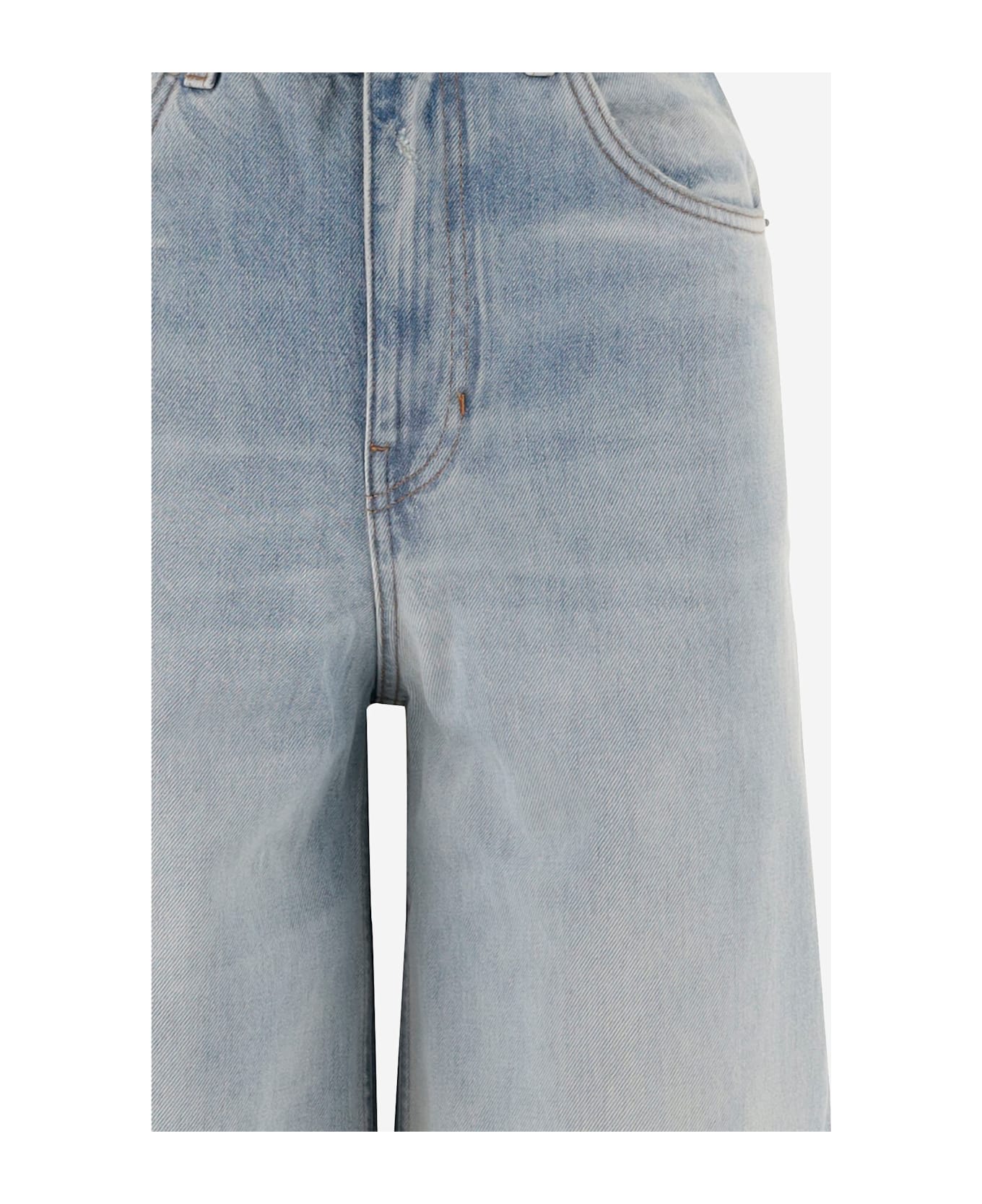 Chloé Cotton Denim Jeans - Blue