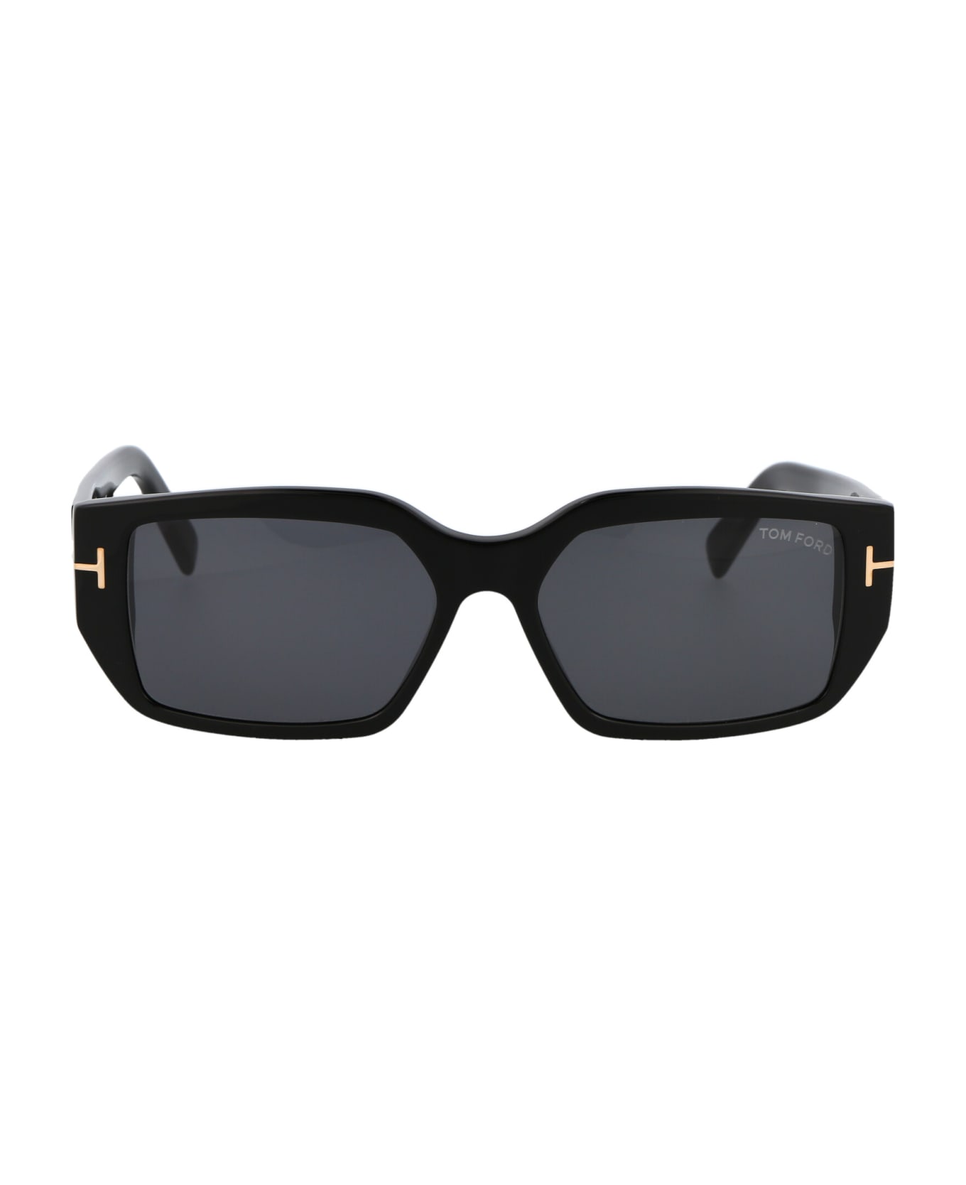 Tom Ford Eyewear Silvano-02 Sunglasses - 01A Nero Lucido / Fumo
