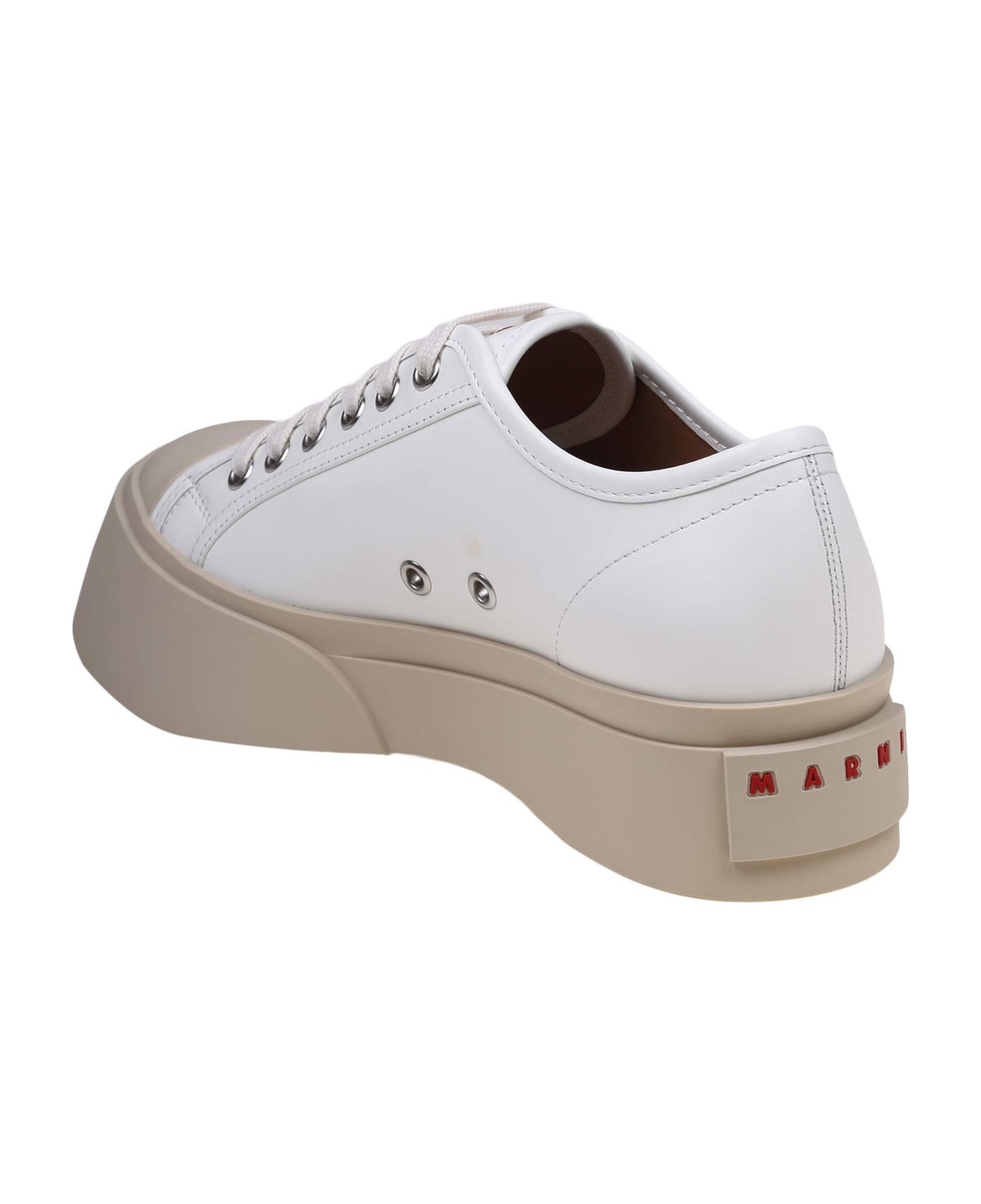 Marni Pablo Sneakers In White Nappa - WHITE