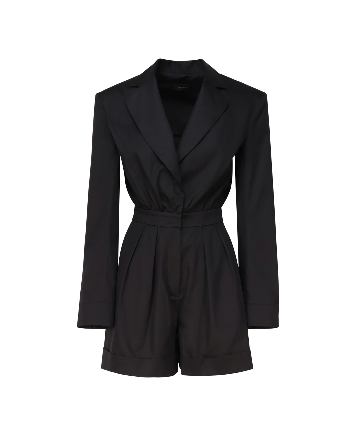 The Andamane Rina Cotton Jumpsuit - Black