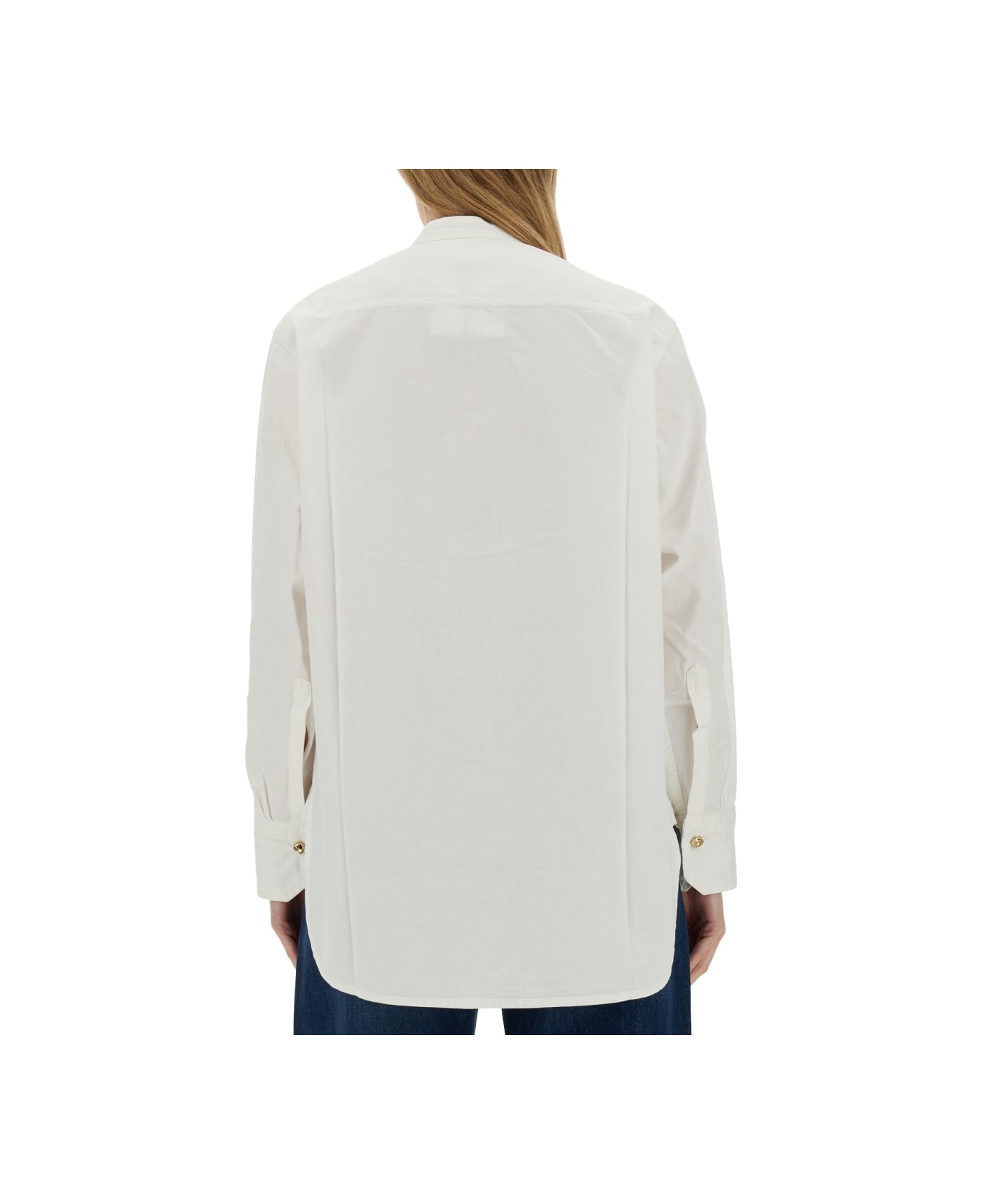 Victoria Beckham Cotton Shirt - WHITE ブラウス