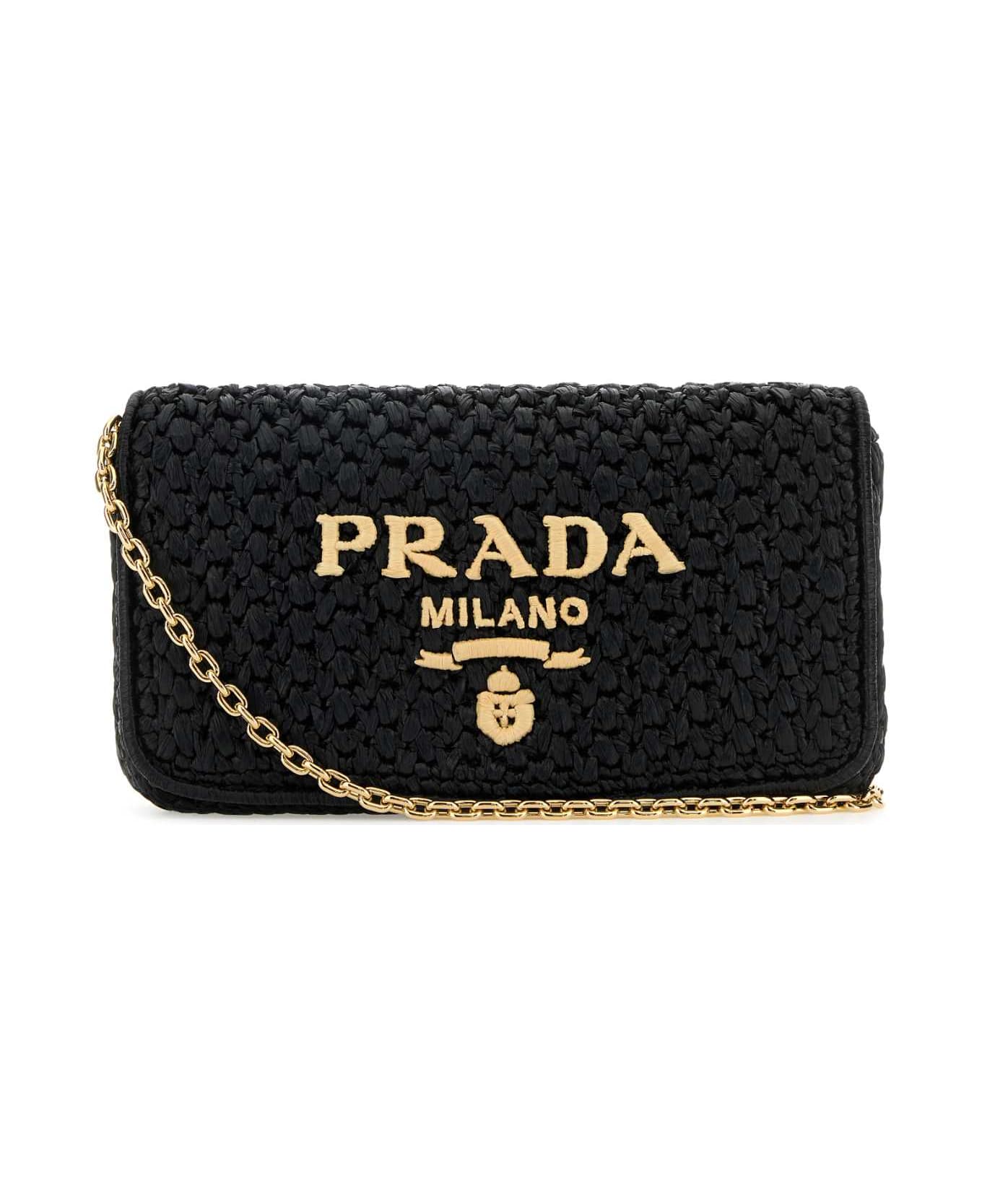 Prada Raffia Crossbody Bag - NEROC