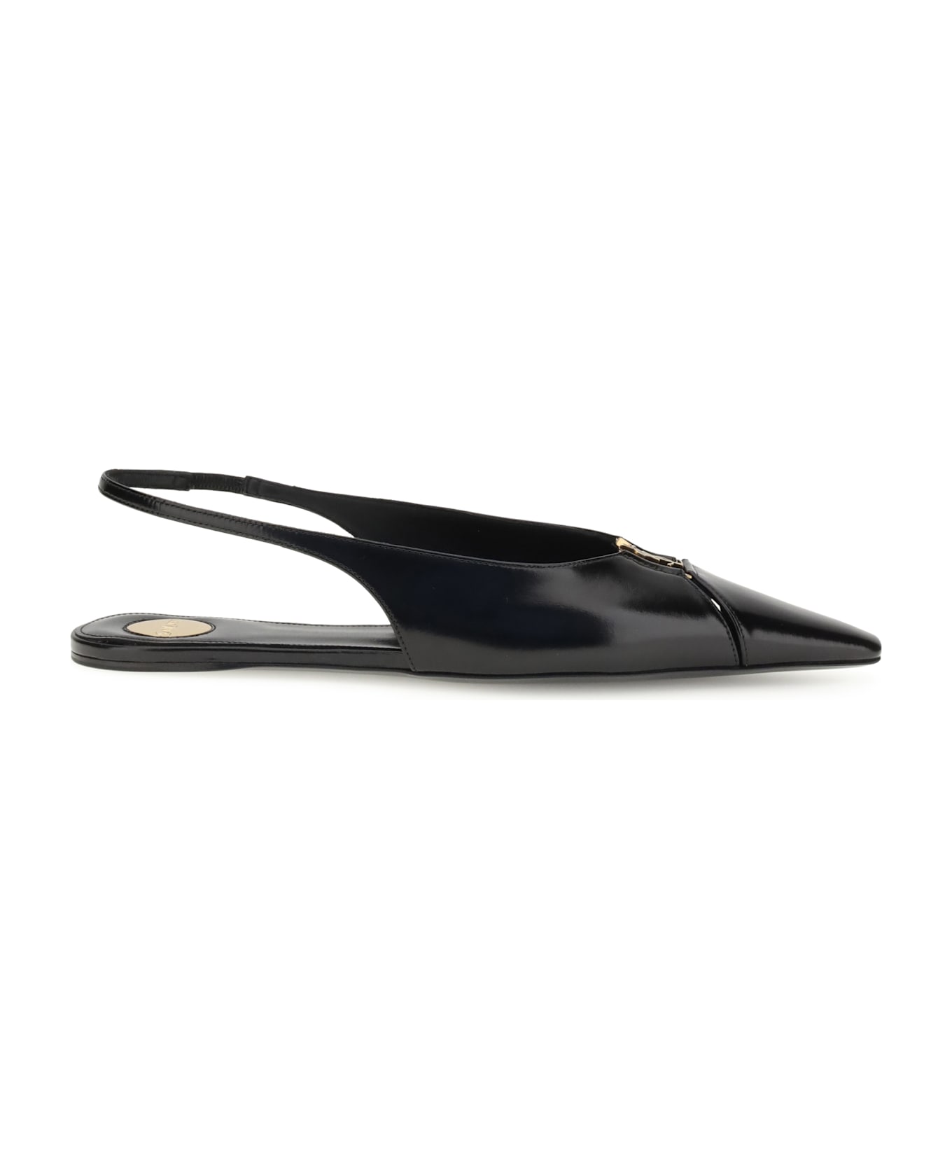 Saint Laurent Babylon Ballerinas - BLACK