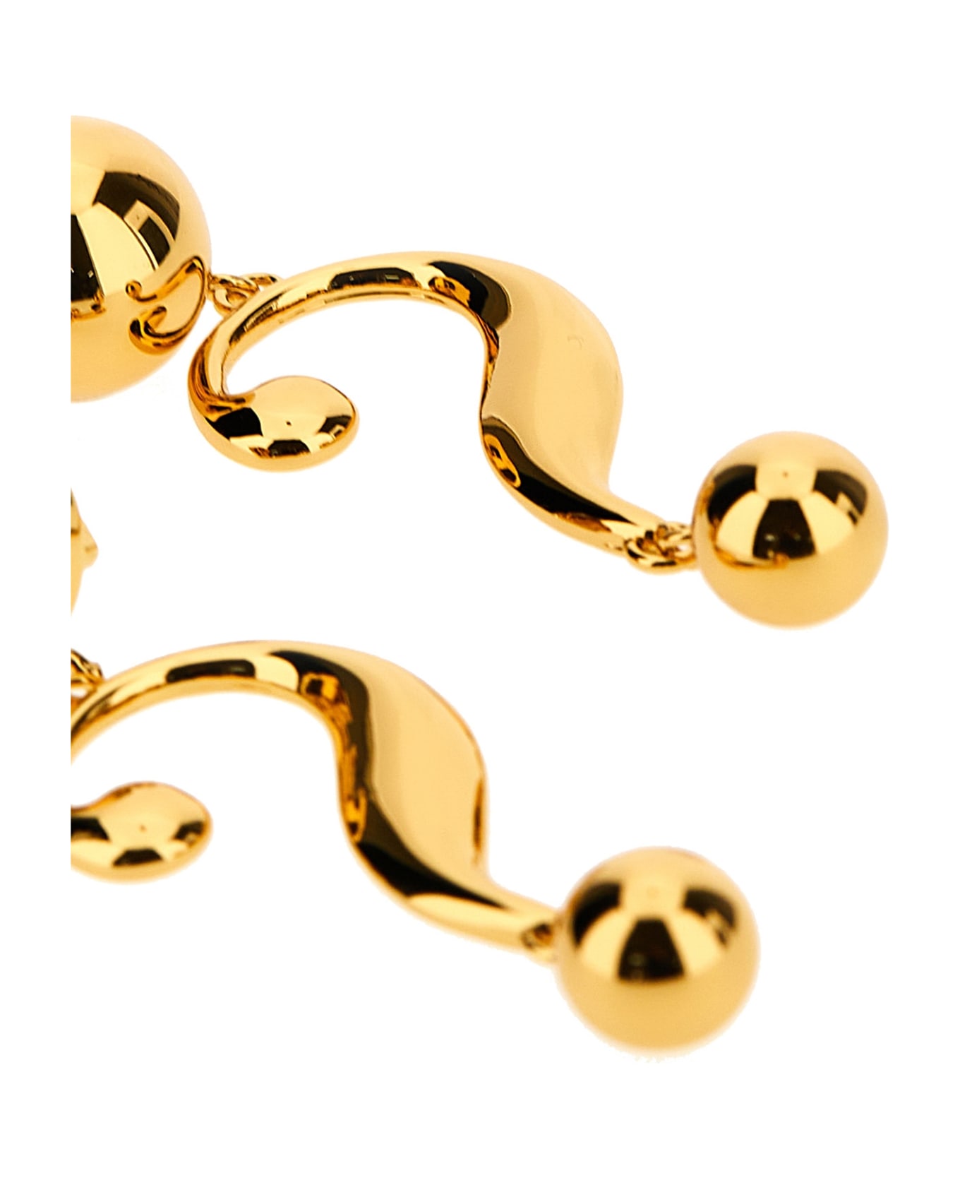 Moschino 'question Mark' Earrings - Gold