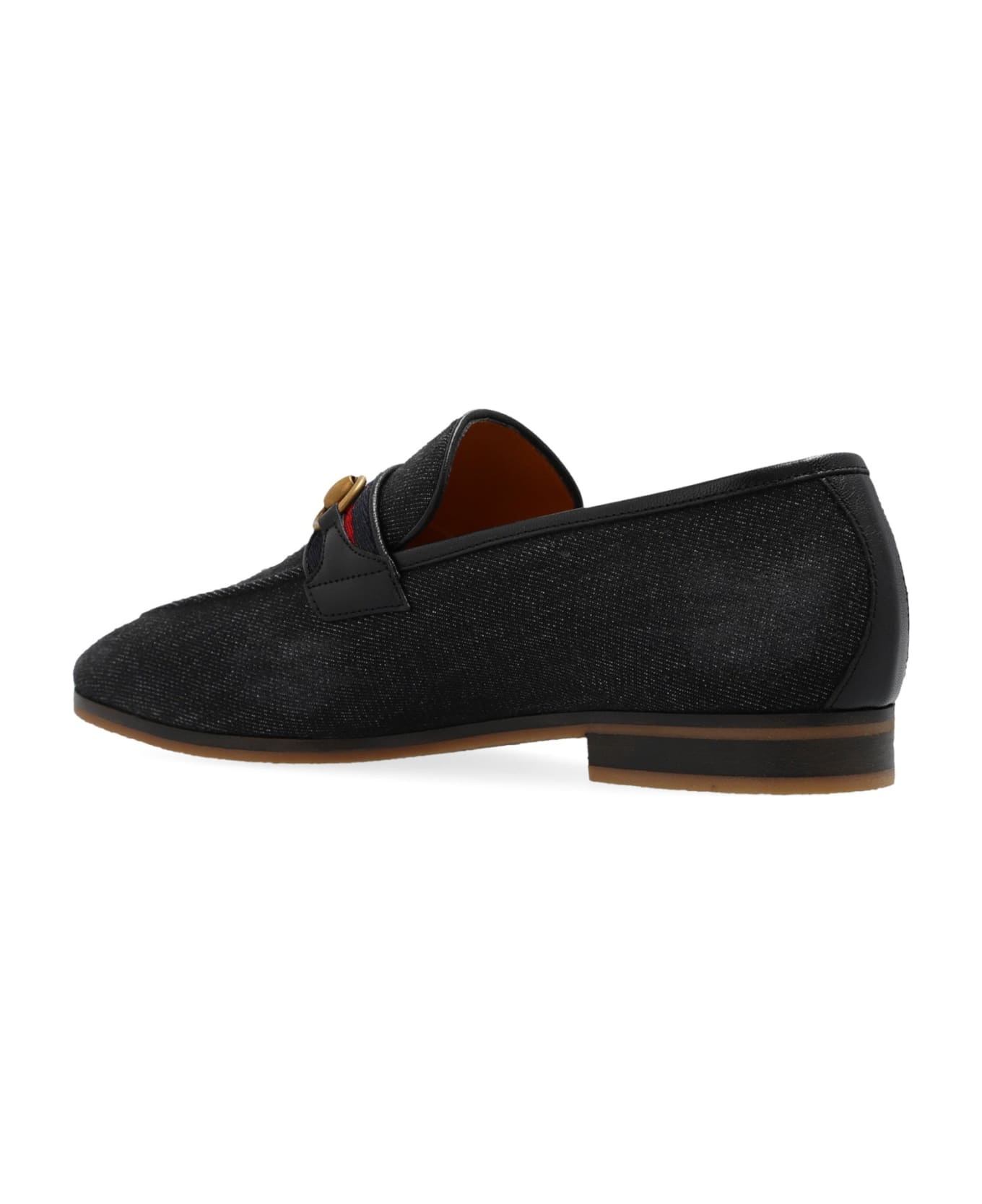 Gucci Denim Loafers - Black