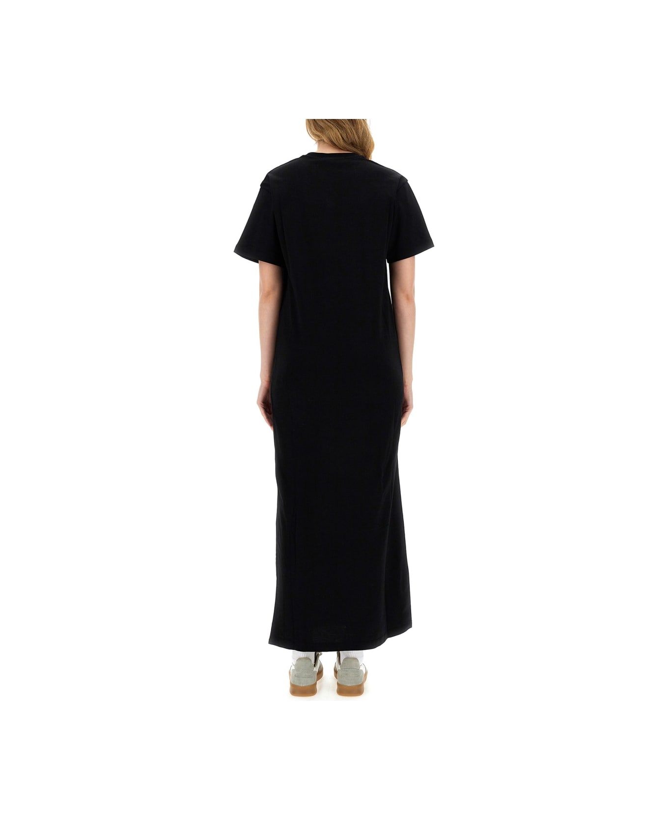 MSGM Dress With Logo - BLACK ワンピース＆ドレス