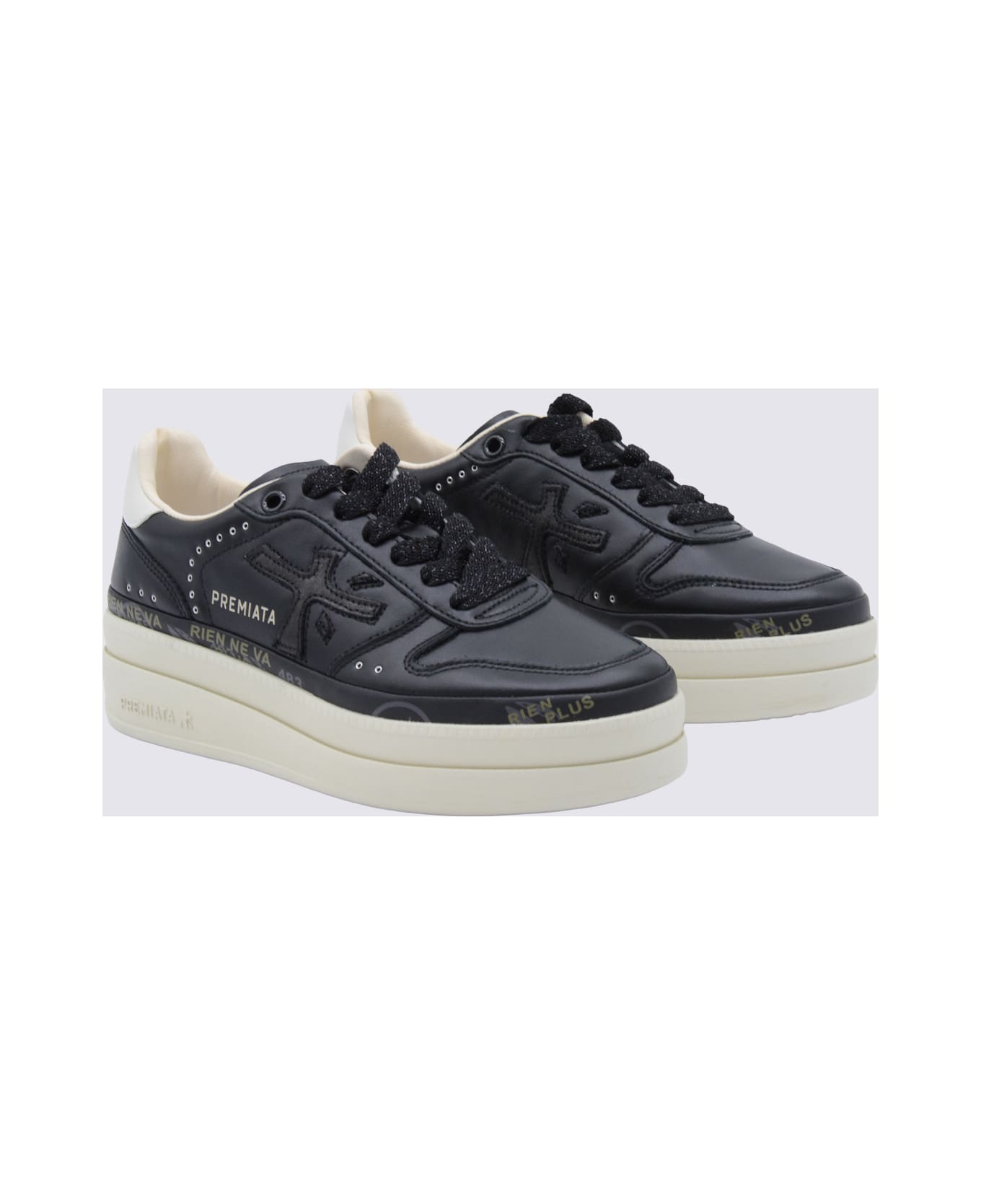 Premiata Black Micol Sneakers