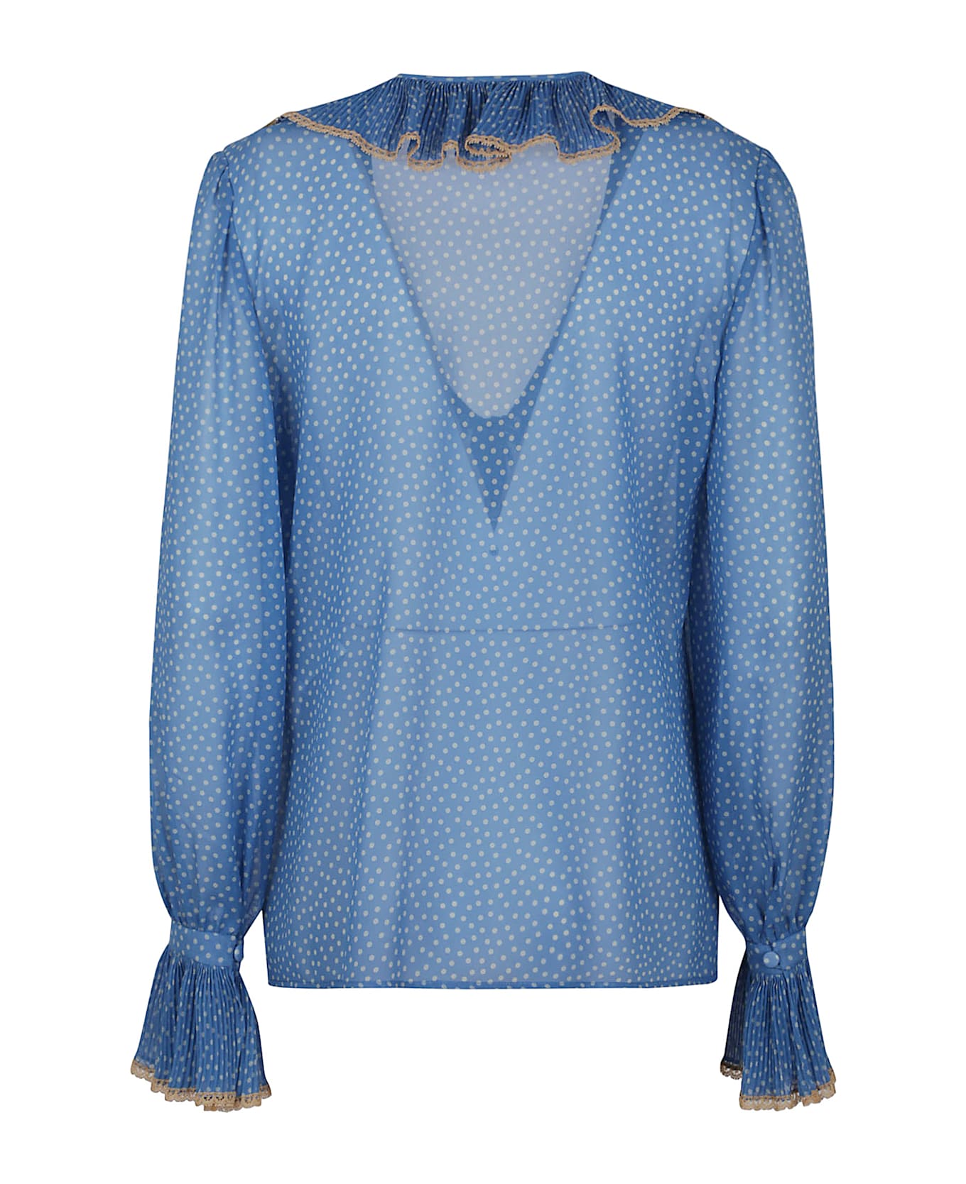 Shirt | Pattern | Light Georgette Micro Pois Plusdepois