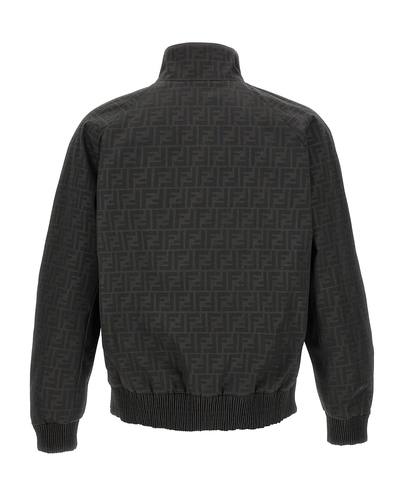 Fendi 'ff' Bomber Jacket - TABACCO