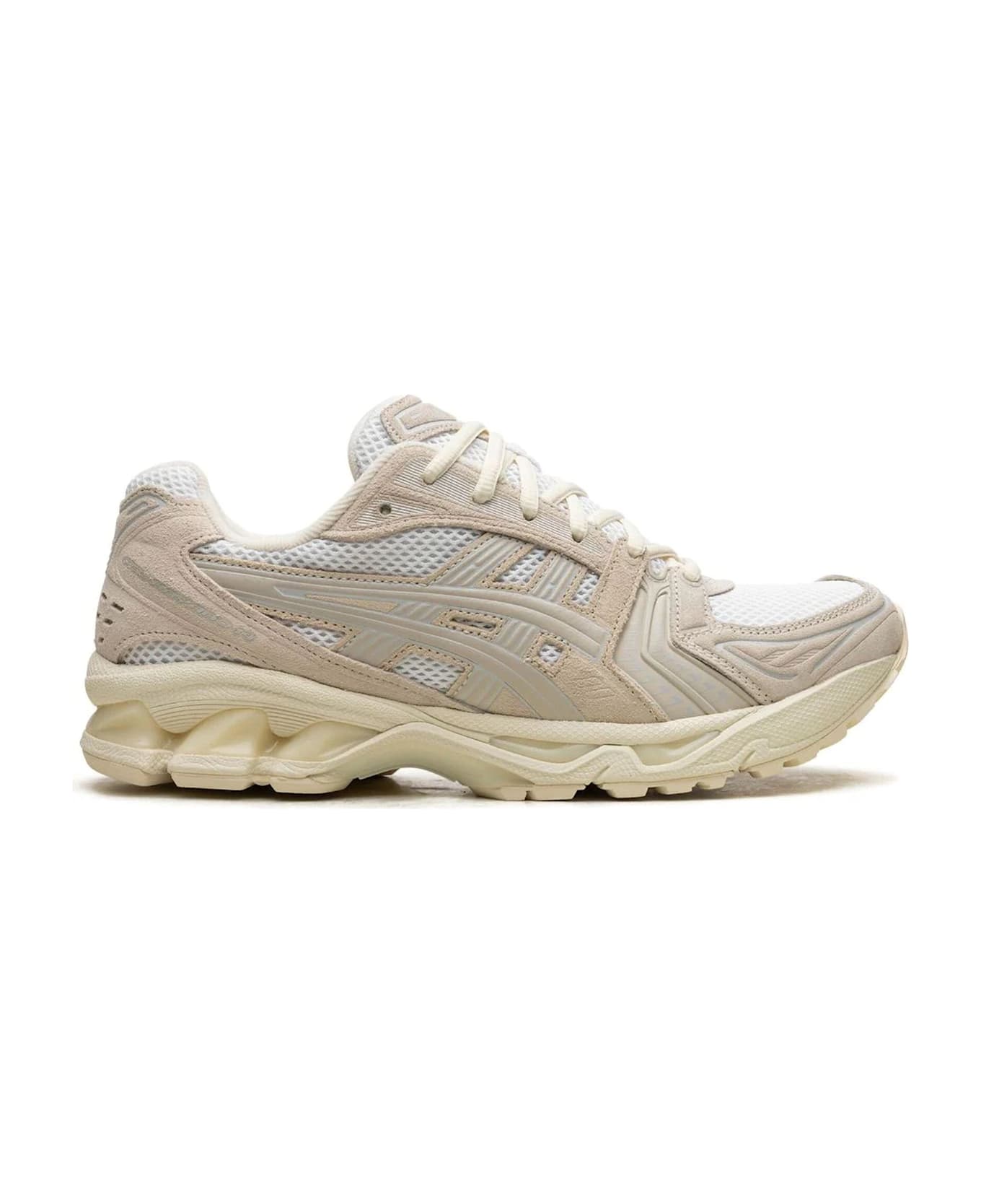 Asics Two-tone Mesh And Suede Gel-kayano 14 Sneakers - WHITESMOKEGREY