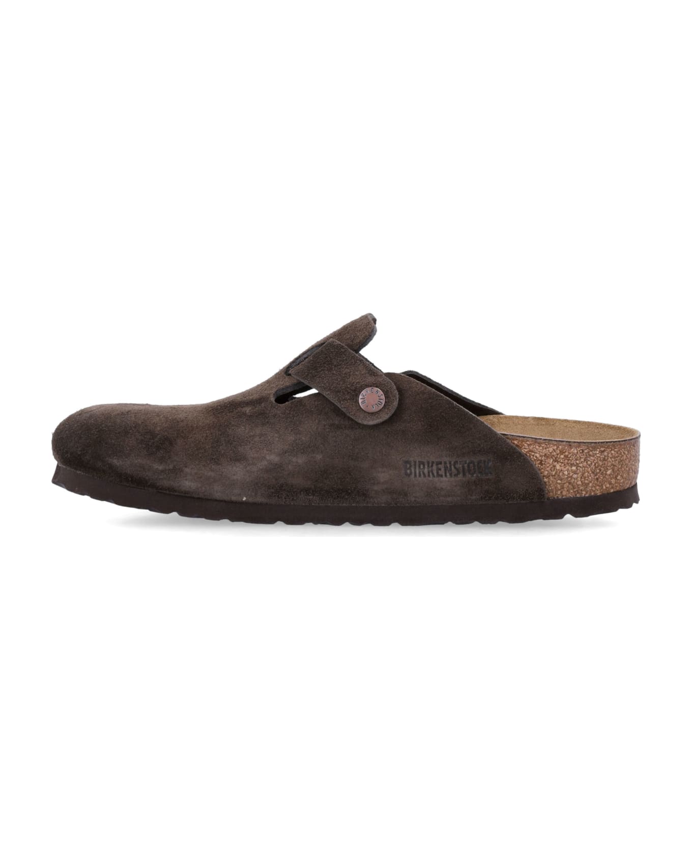 Birkenstock Boston Suede Clogs - MOCHA