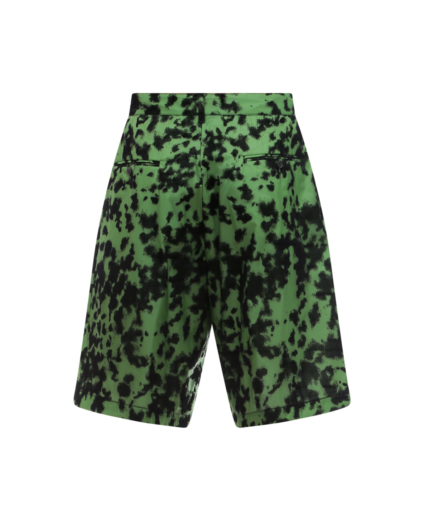 Dsquared2 Flock Surfer Shorts Bermuda Shorts - Green ショートパンツ