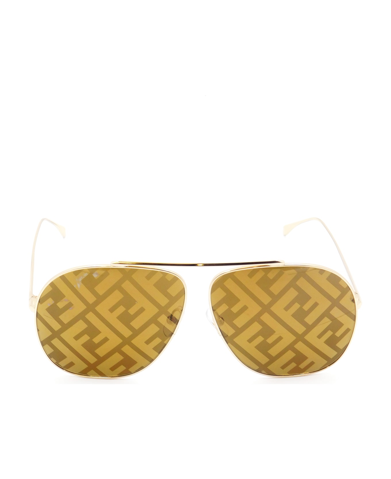 Fendi FF 0407/G/S Sunglasses - Q/eb Gold Brown