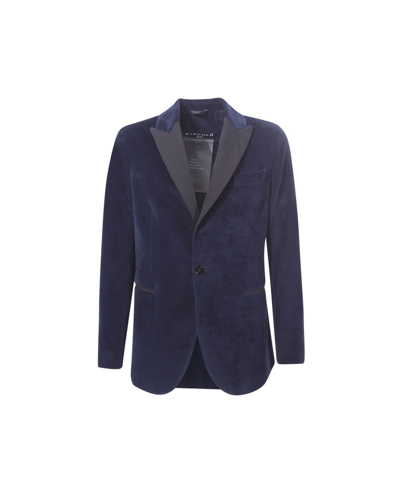 Circolo 1901 Single-breasted Circolo Jacket - Blue