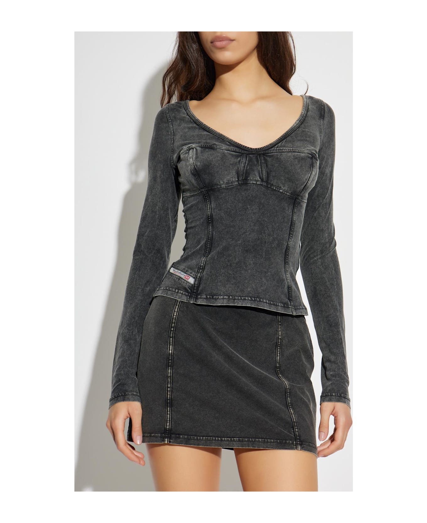 Diesel Top T-elin - BLACK