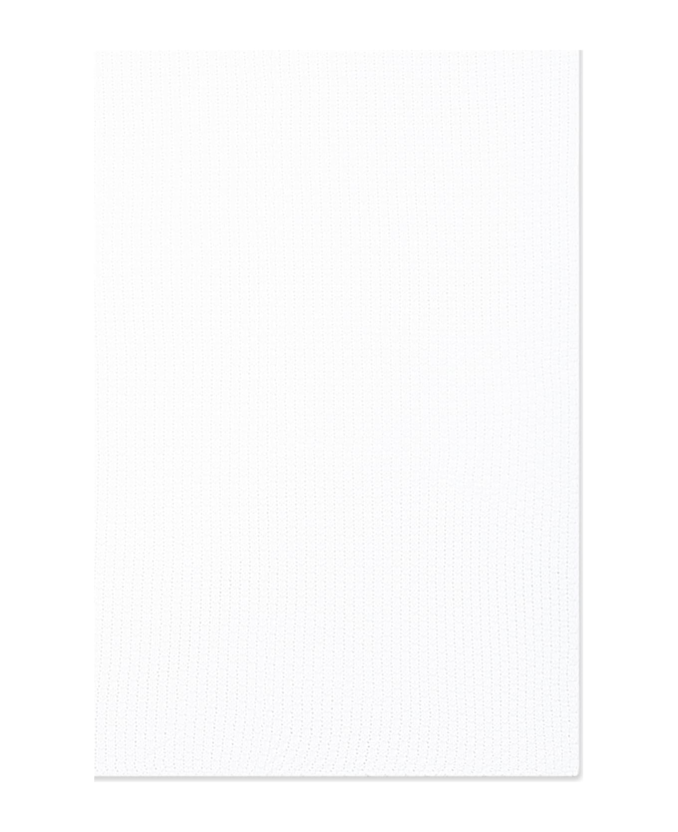 Little Bear White Blanket For Babykids - White
