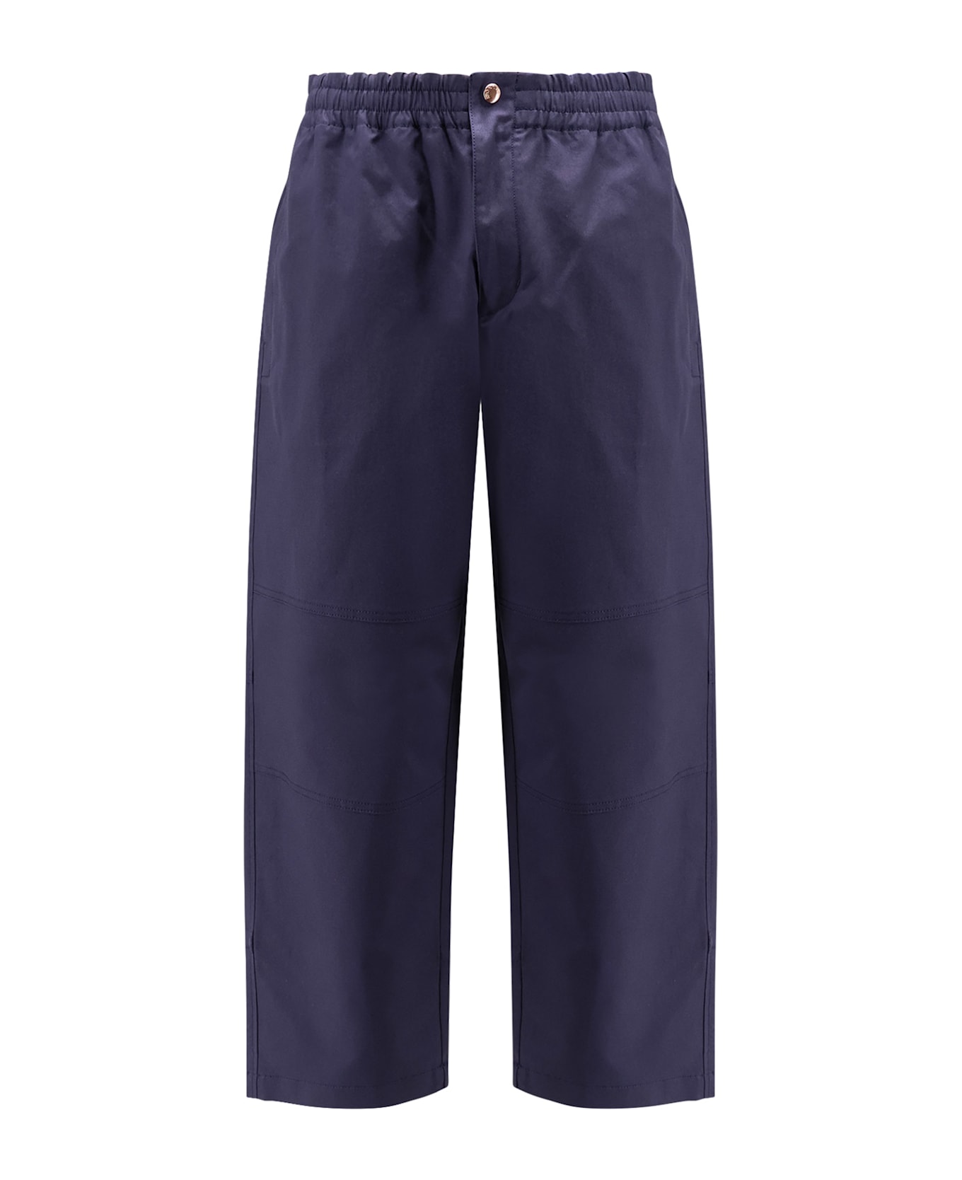 Moncler Genius Moncler X Gilga Farm Designed By Donald Glover Cotton Blend Trousers - Blue