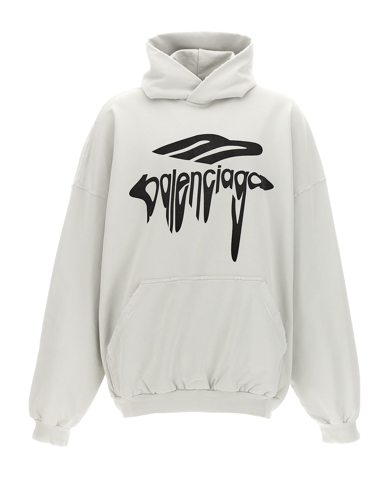 Balenciaga '3b Liquefied' Hoodie - DIRTYWHITEBLACK