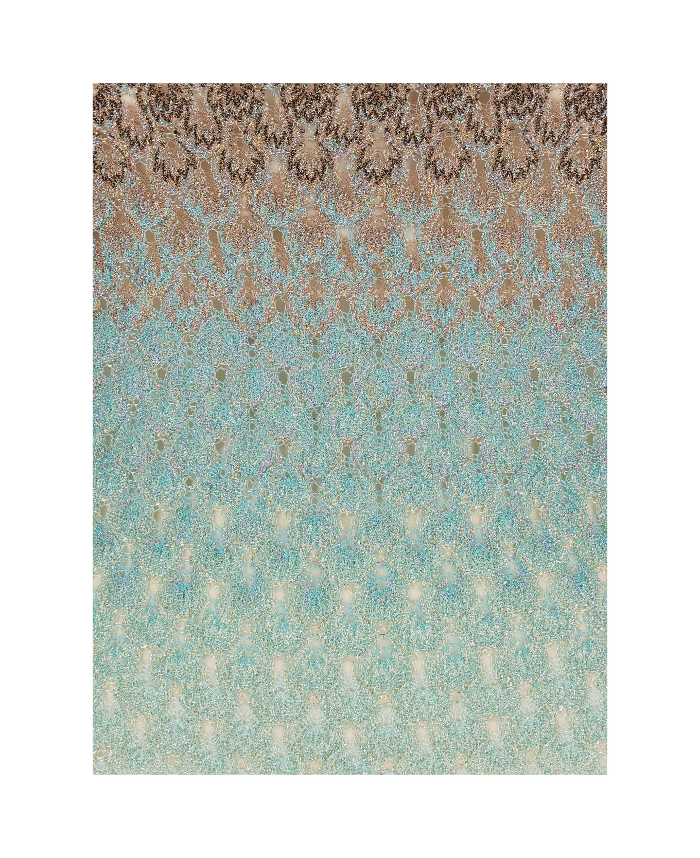 Missoni Multicolor Sleeveless Dress With Halterneck And Faded Effect In Viscose Blend Woman - Multi