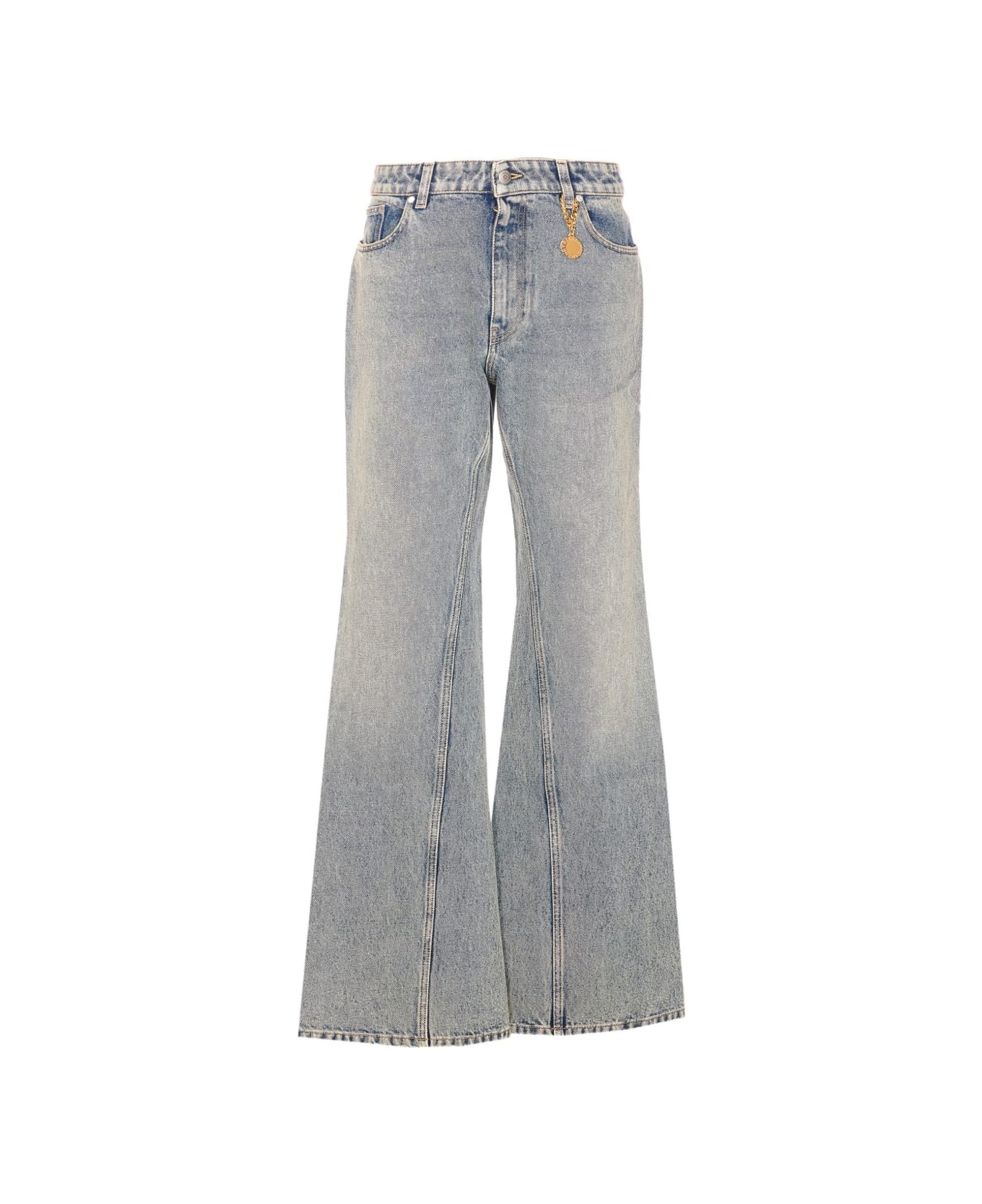 Stella McCartney Flared Leg Denim Jeans - Blue