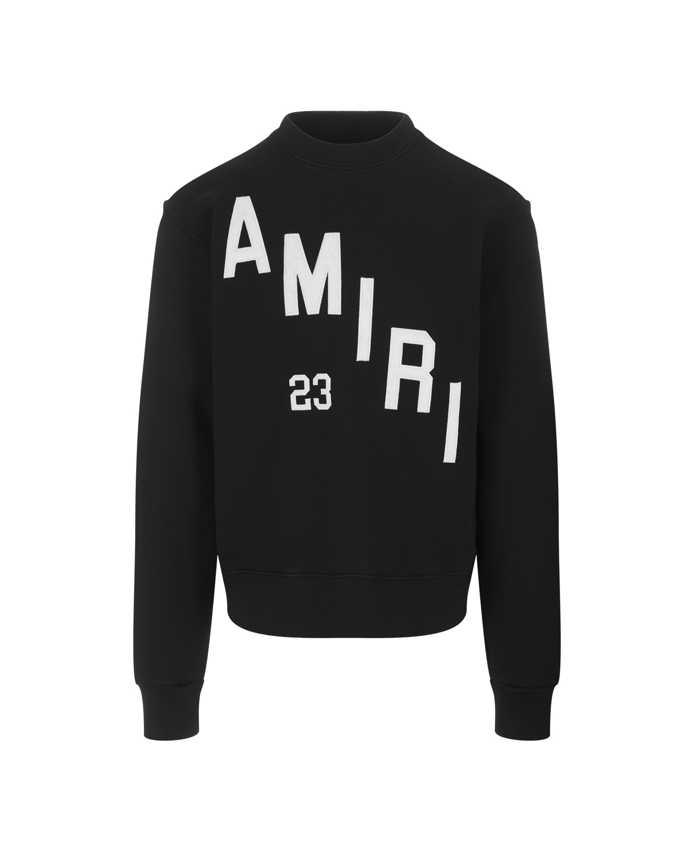 AMIRI Appliqué Sweatshirt In Black - Black