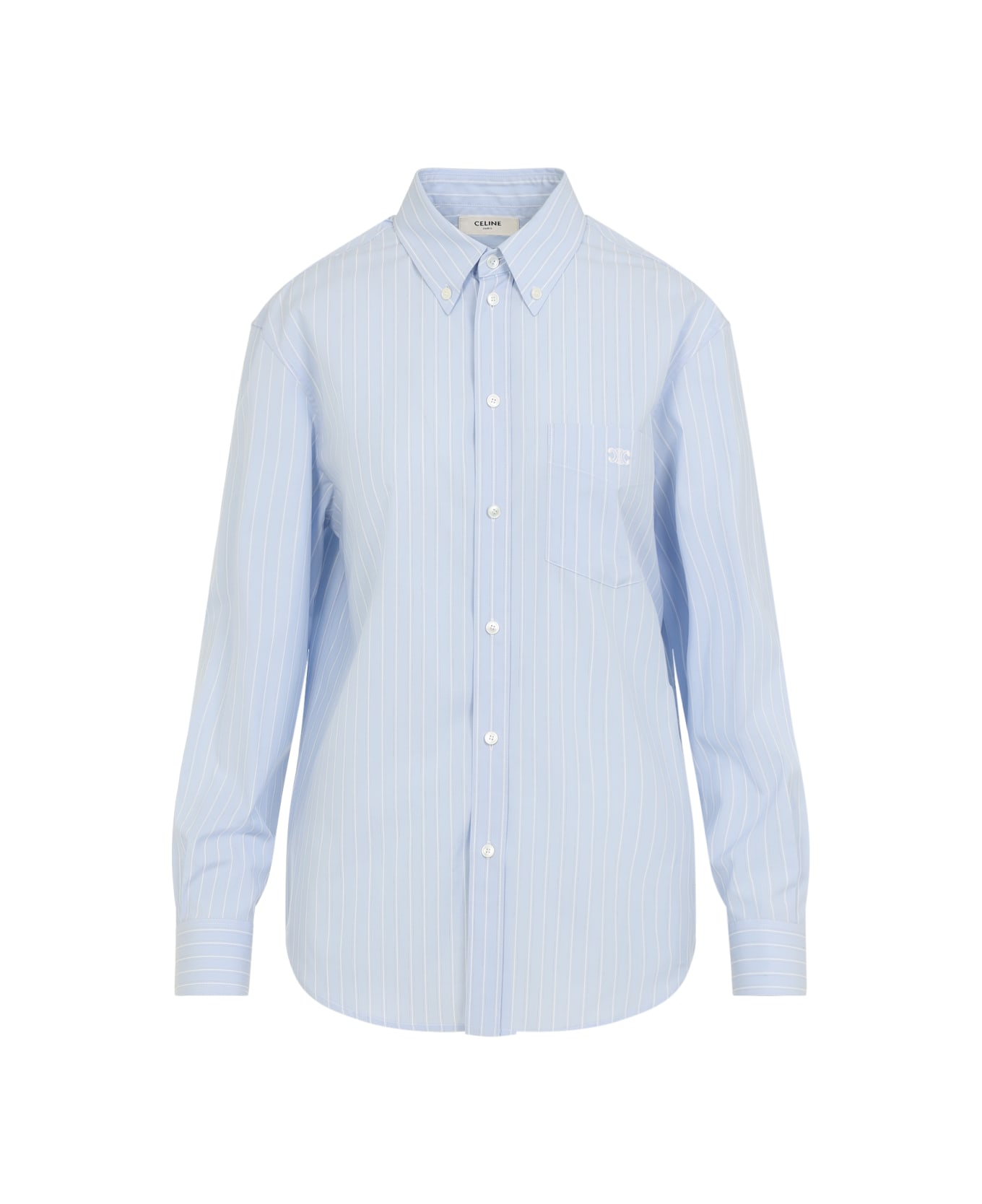 Celine Relaxed Shirt - BLEU/CRAIE/NAVY