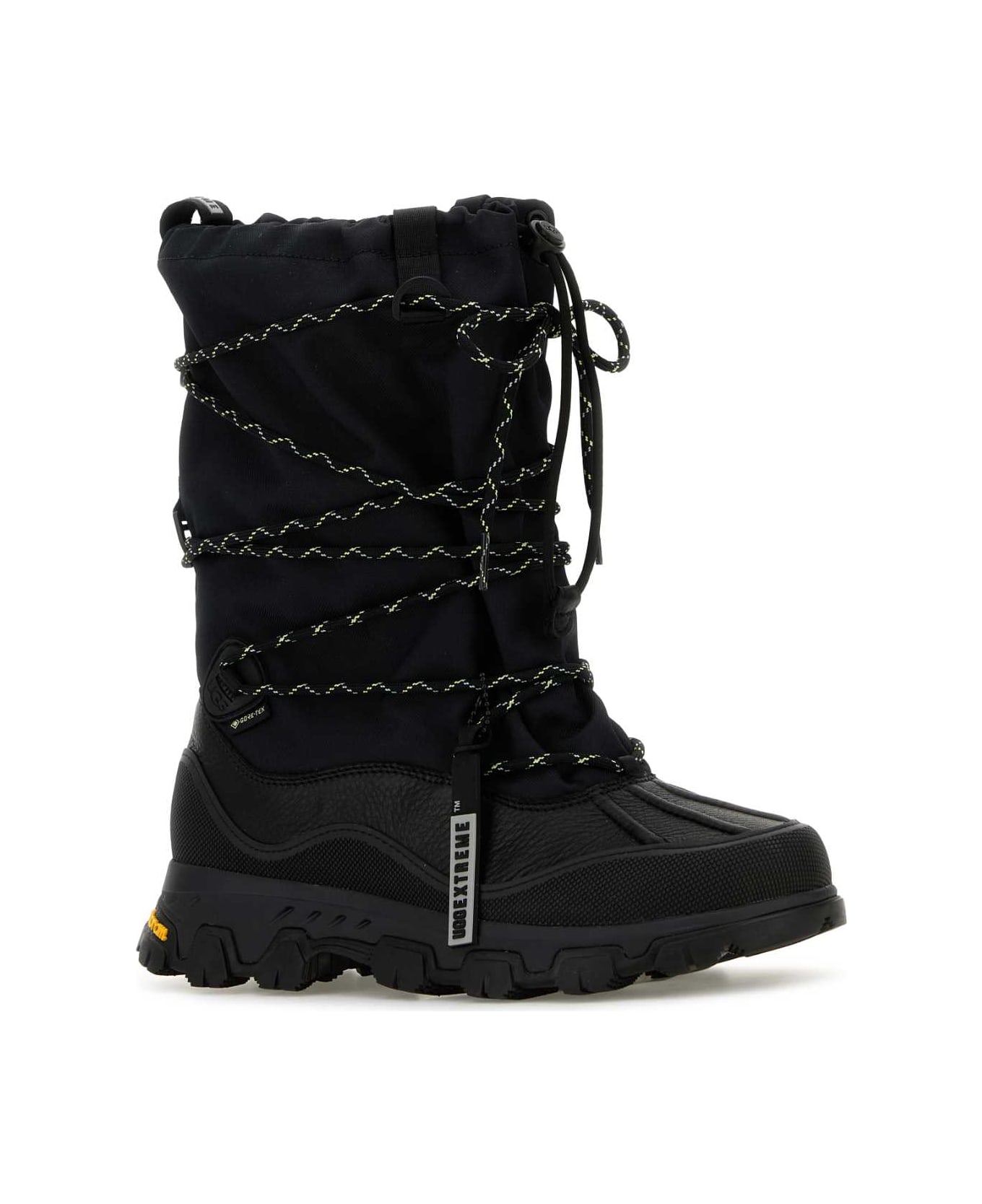 UGG Black Fabric W Metropeak Boots - Black