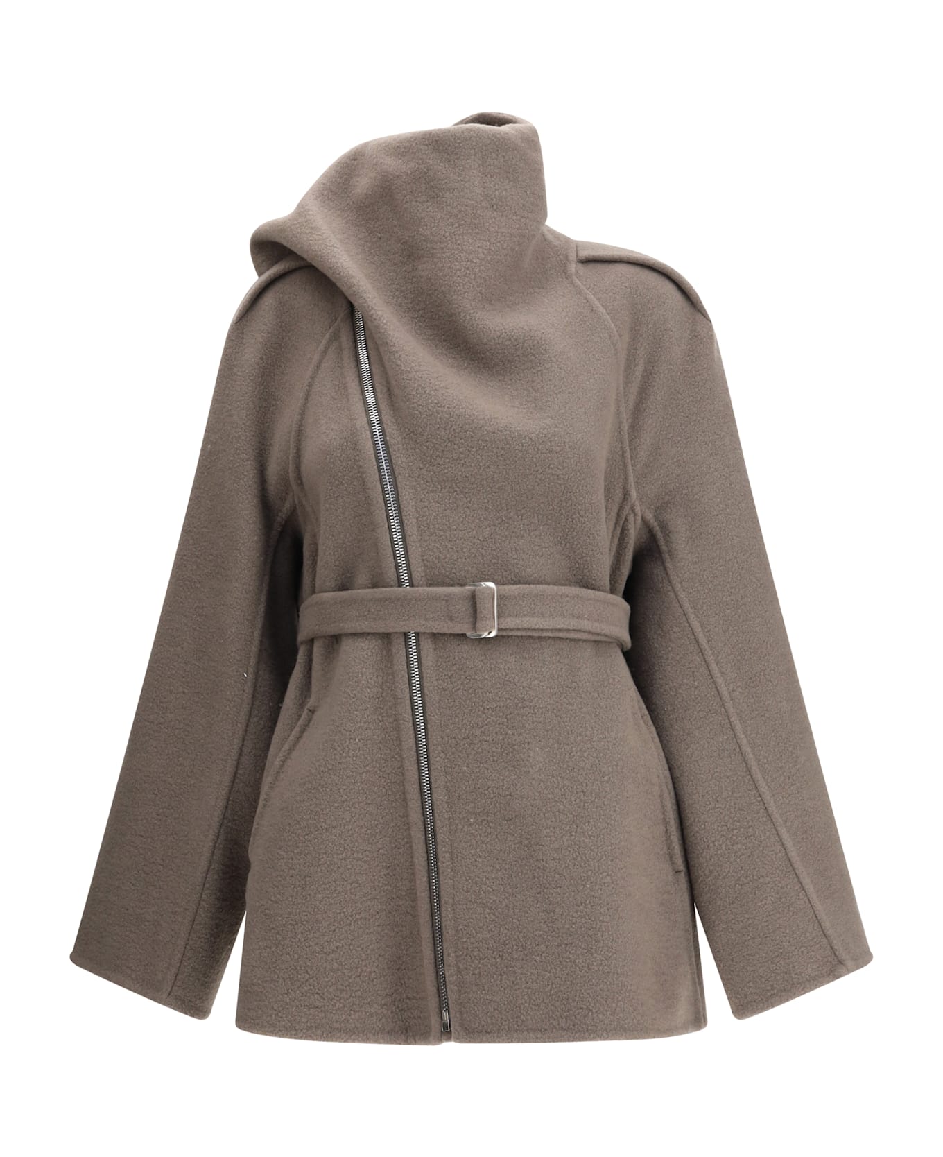 Rick Owens Scarf Flight Jacket