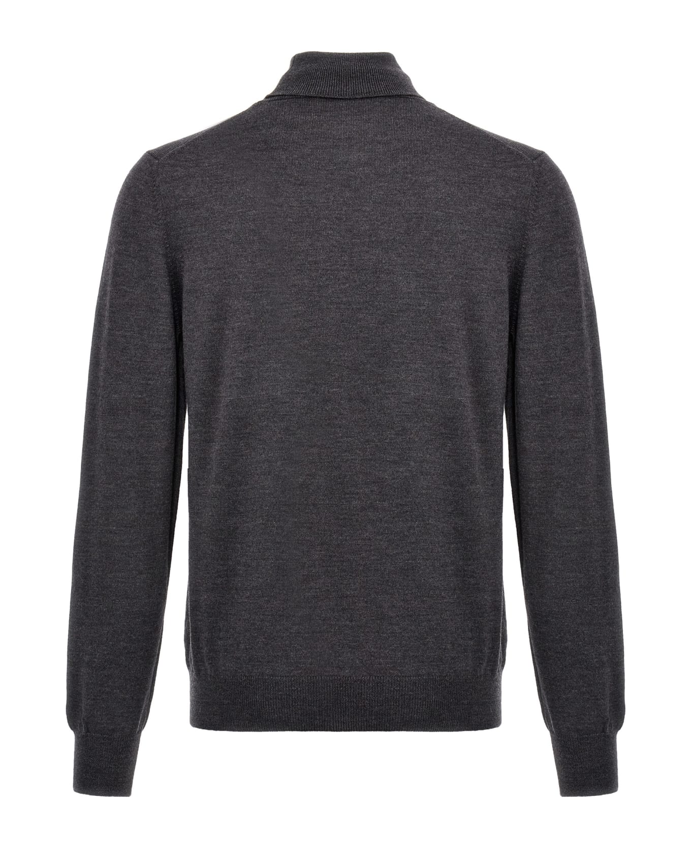 Tagliatore Merino Turtleneck Sweater - Gray ニットウェア