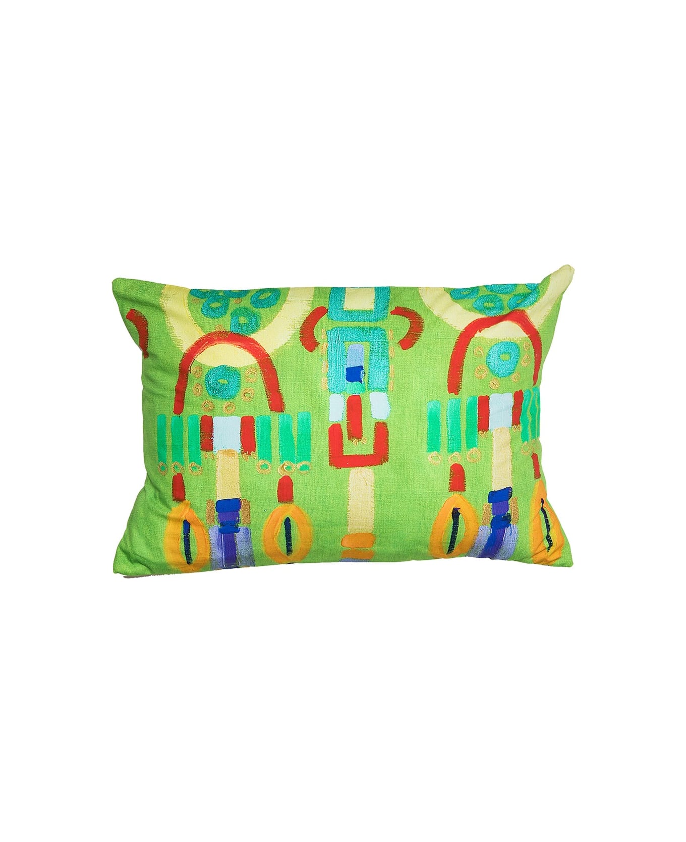Le Botteghe su Gologone Printed Cushions 40x60 Cm - Lime Green クッション