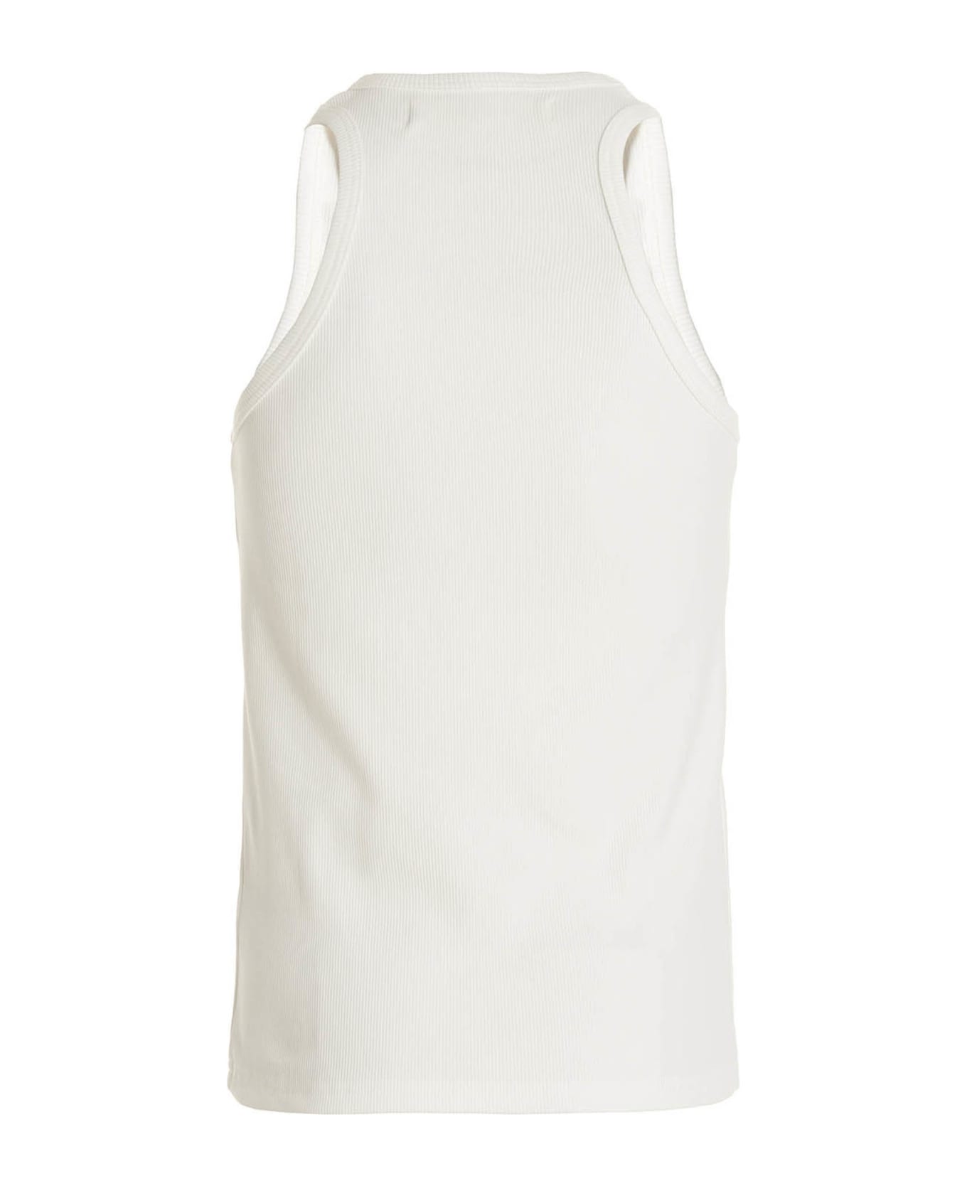 MISBHV Logo Embroidery Tank Top - White