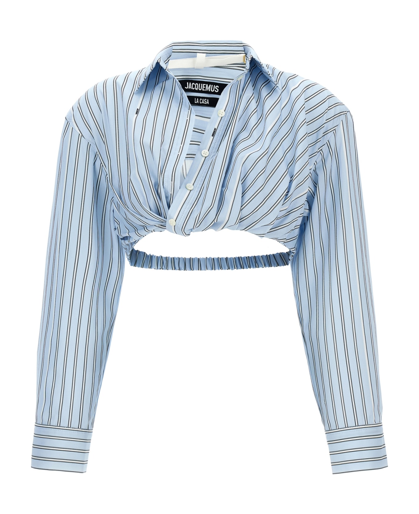 Jacquemus 'la Chemise Bahia Courte' Shirt - Light Blue