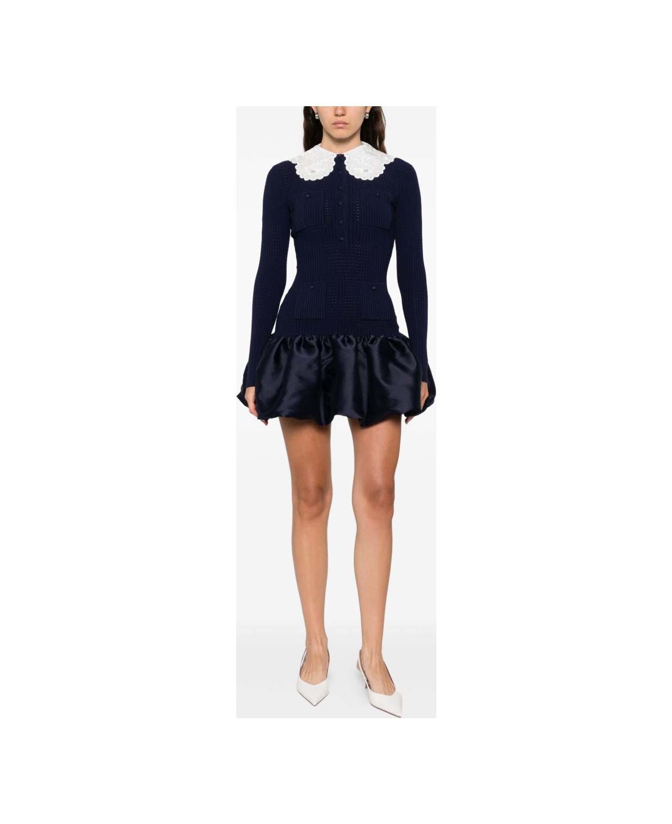 self-portrait Mini Dress - Blue