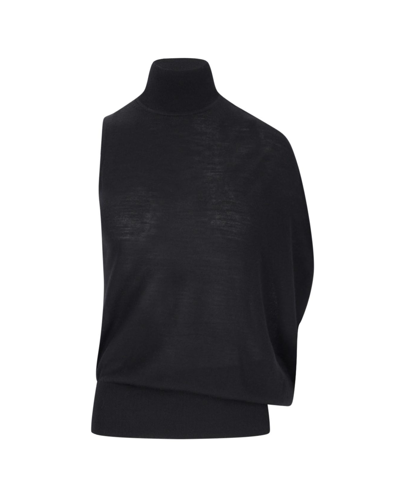 Calvin Klein Asymmetrical Vest - Beh Ck Black ニットウェア