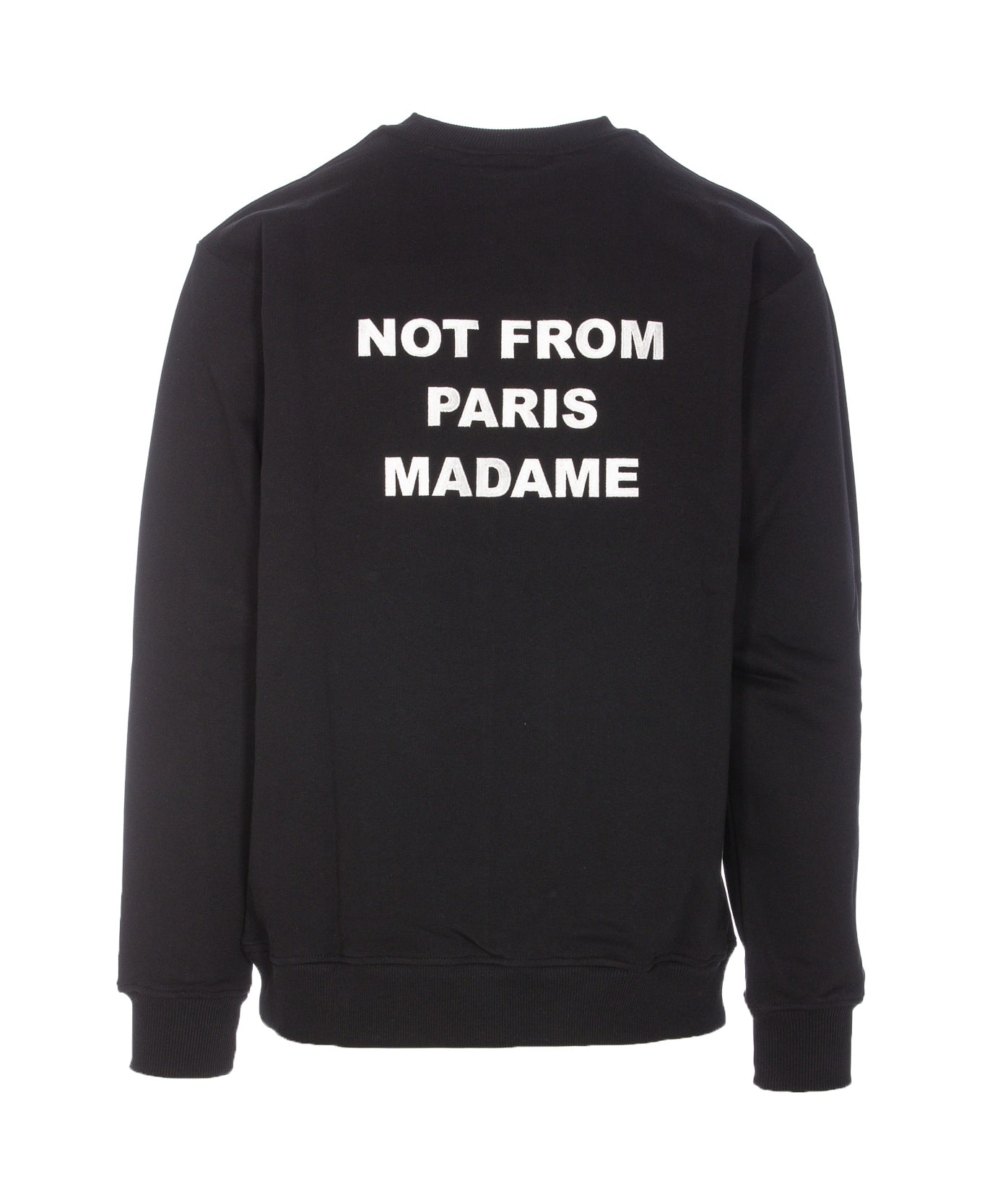 Drôle de Monsieur Le Slogan Sweatshirt - Black