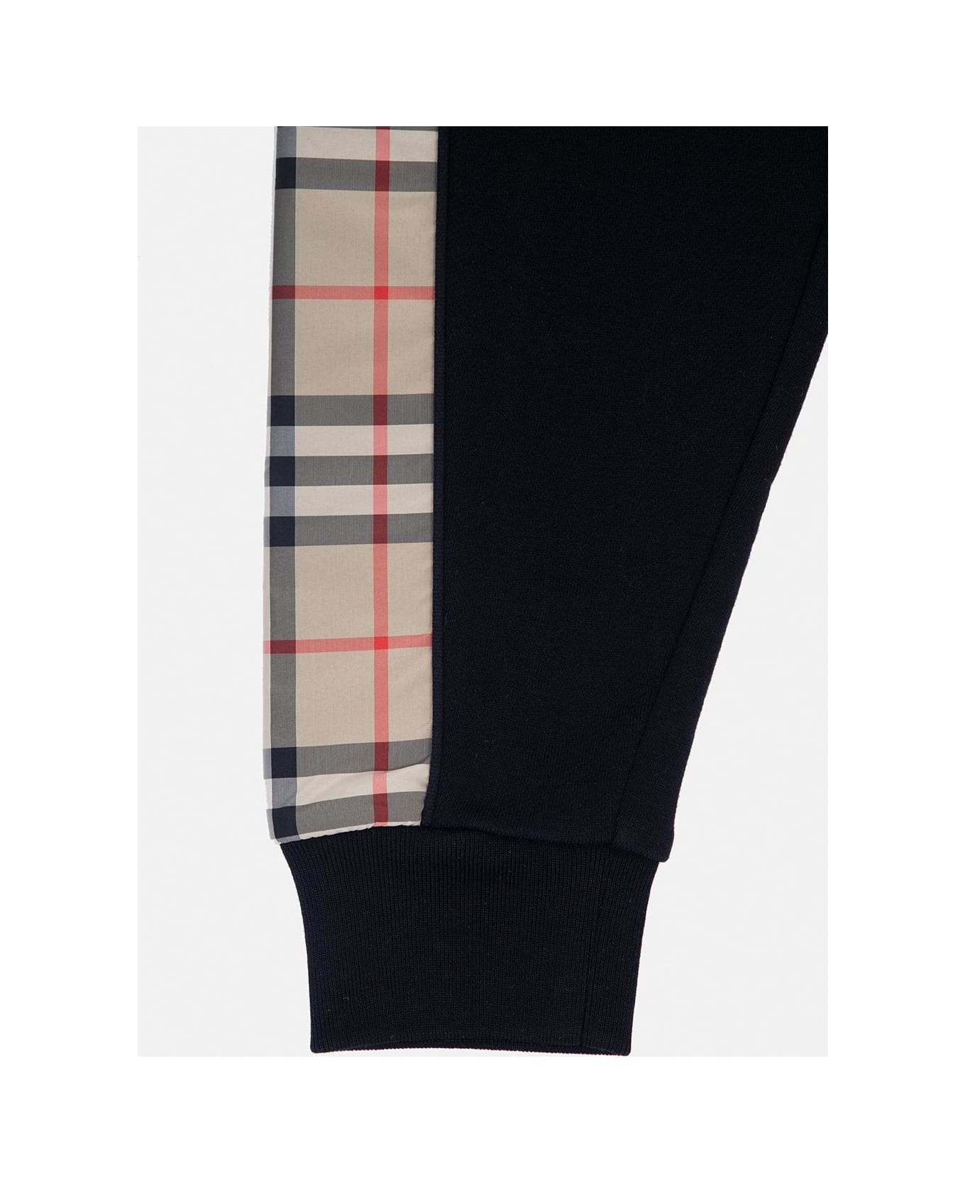 Burberry 'nolen' Patterned Sweatpants - Black