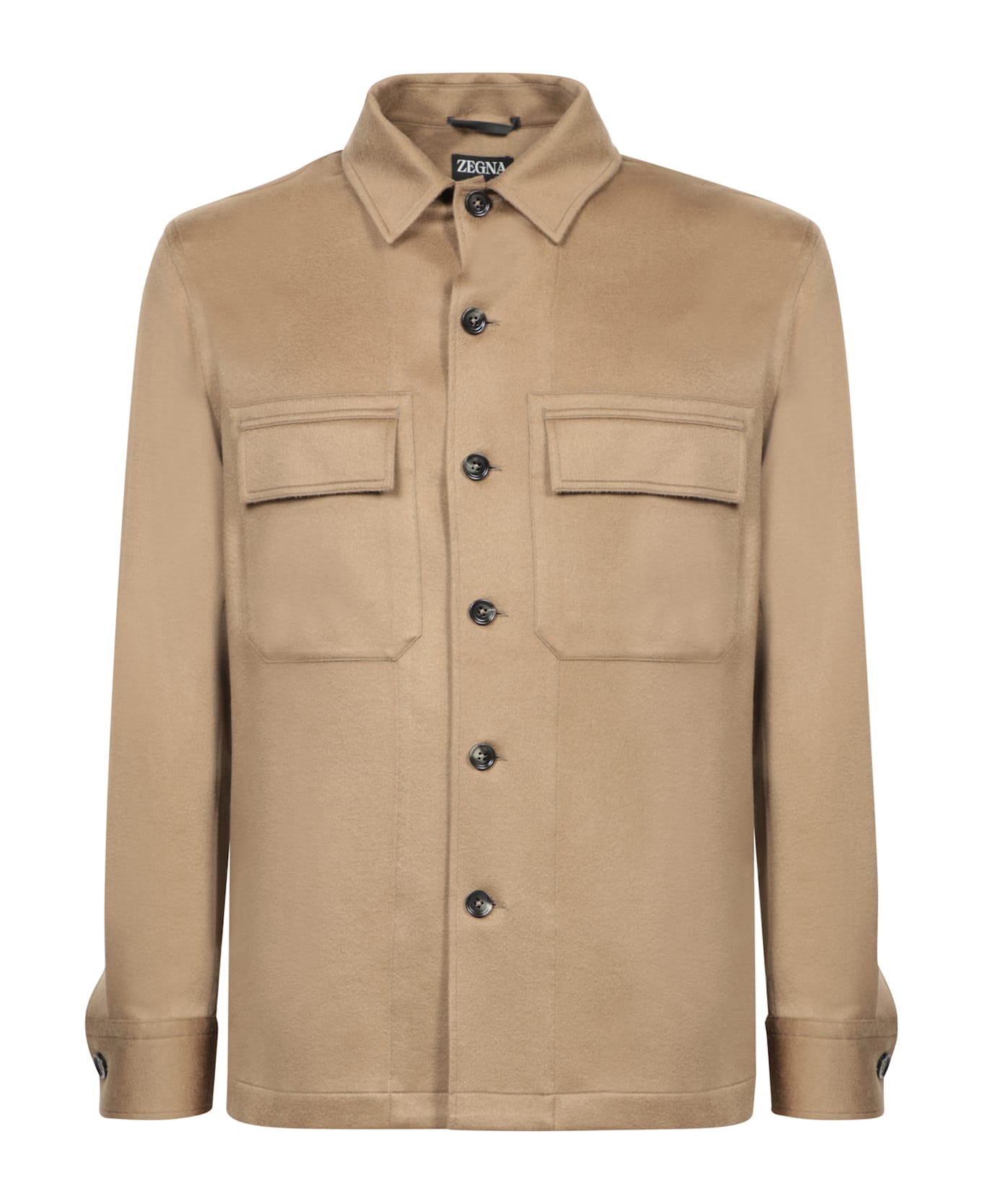 Zegna Oasi Cashmere Beige Overshirt - Grey