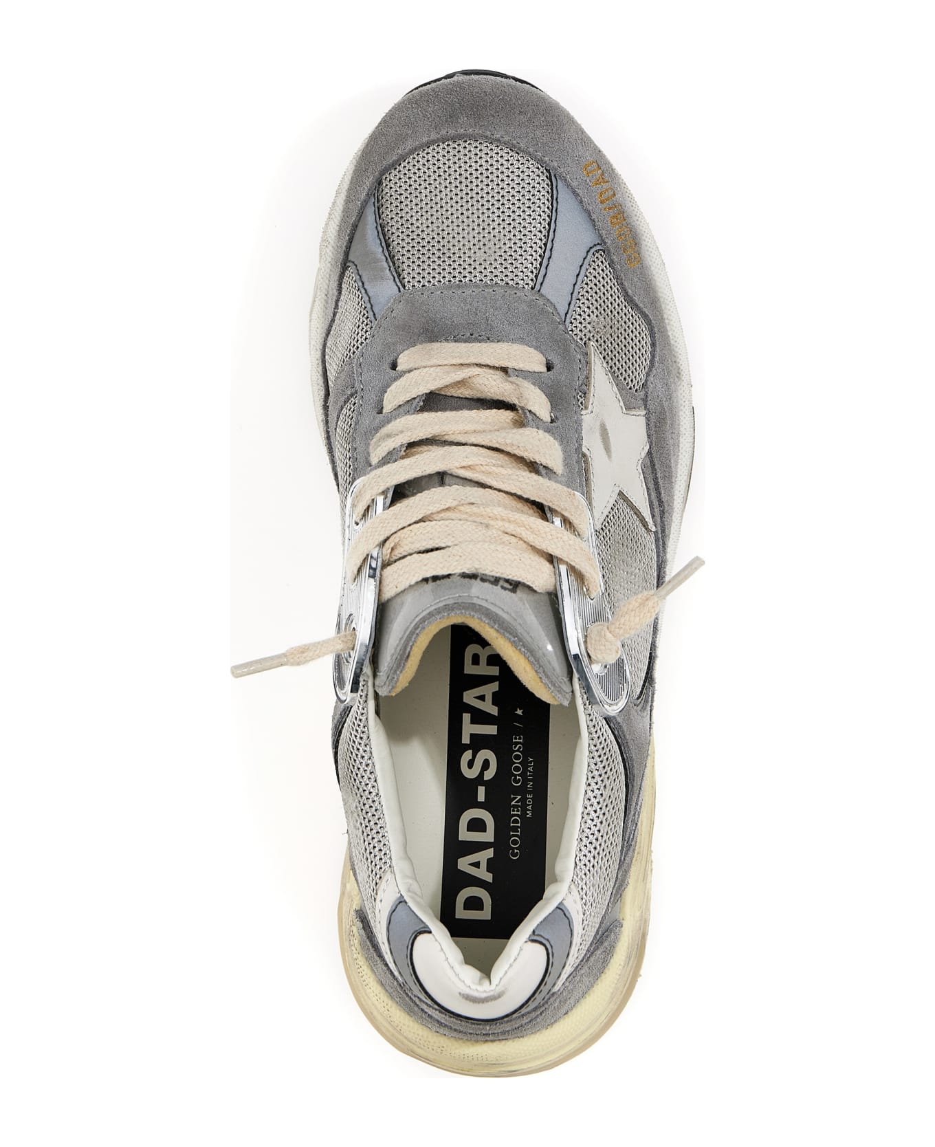 Golden Goose 'running Dad' Sneakers - Gray