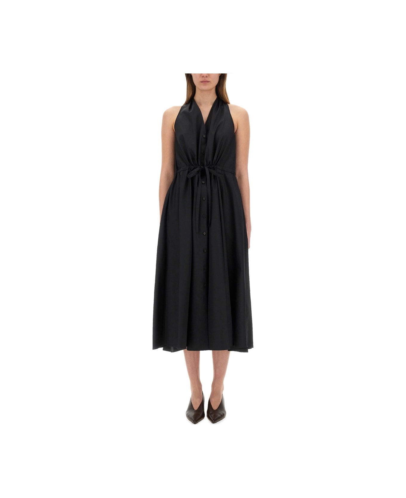 Aspesi Poplin Dress - BLACK