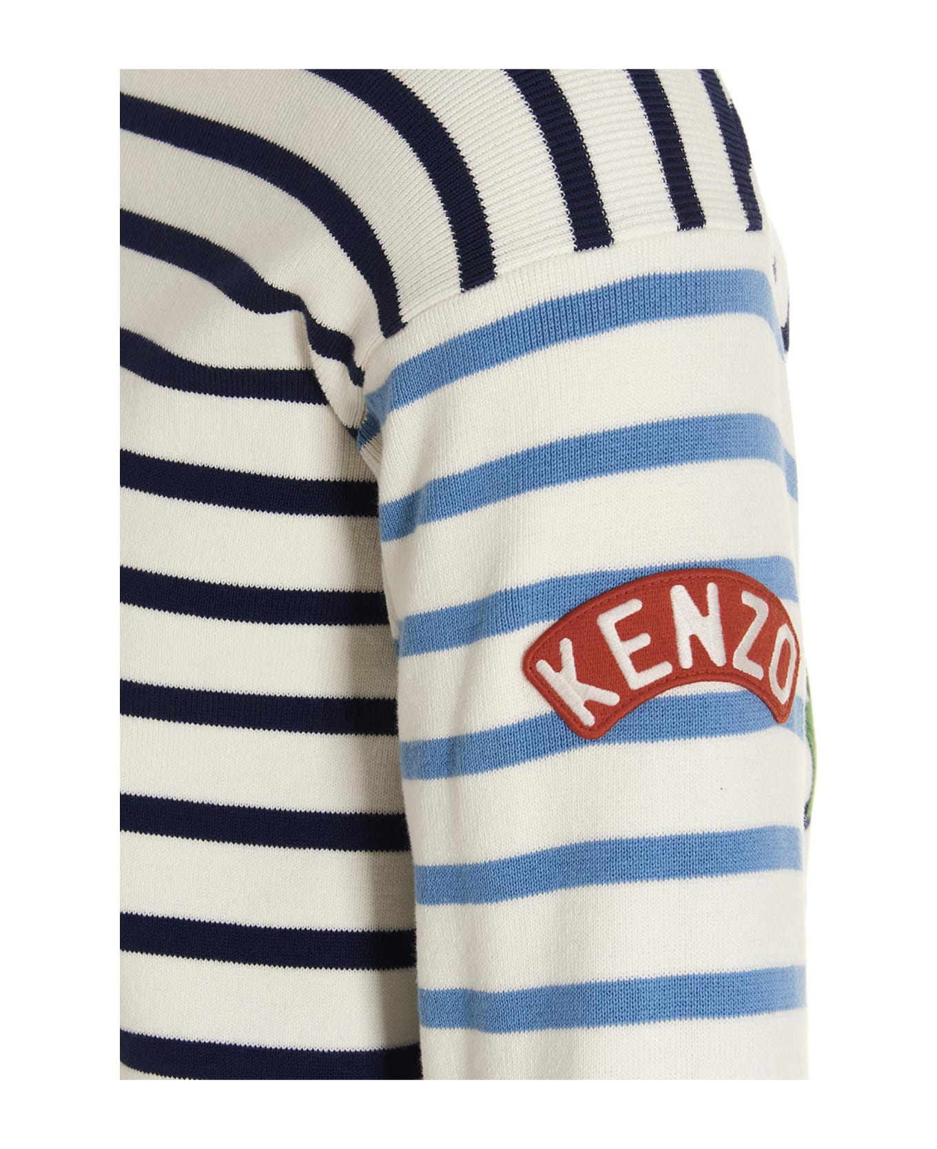 Kenzo Logo Striped Over - Multicolor