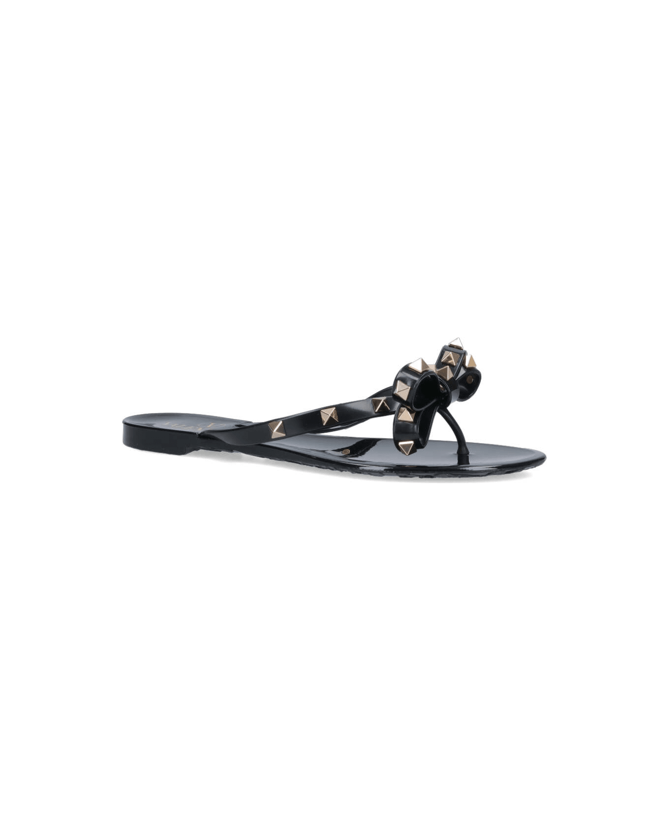 Valentino Garavani Thong Sandals "rockstud" - Black  