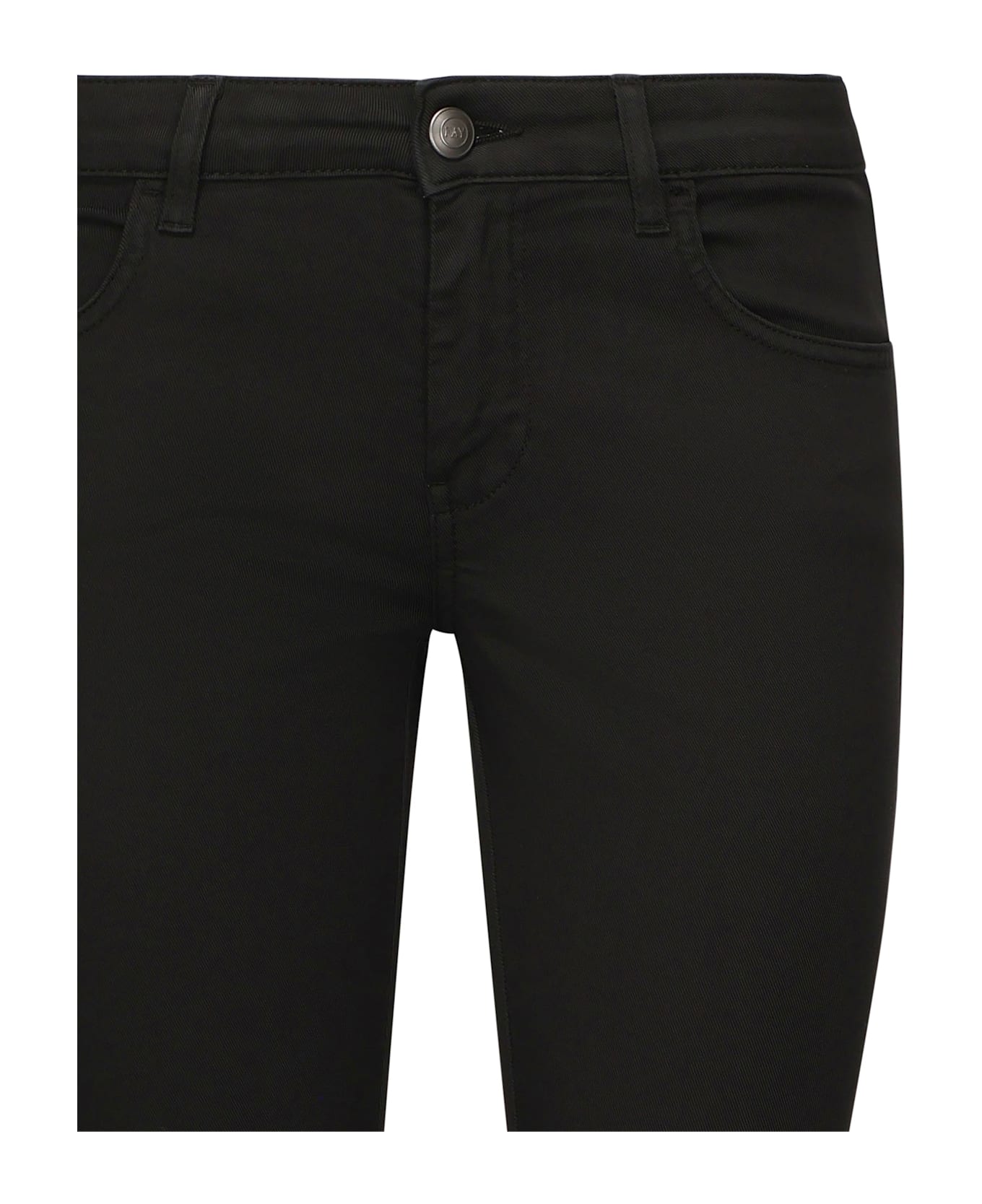 Fay Cropped Pants - Black