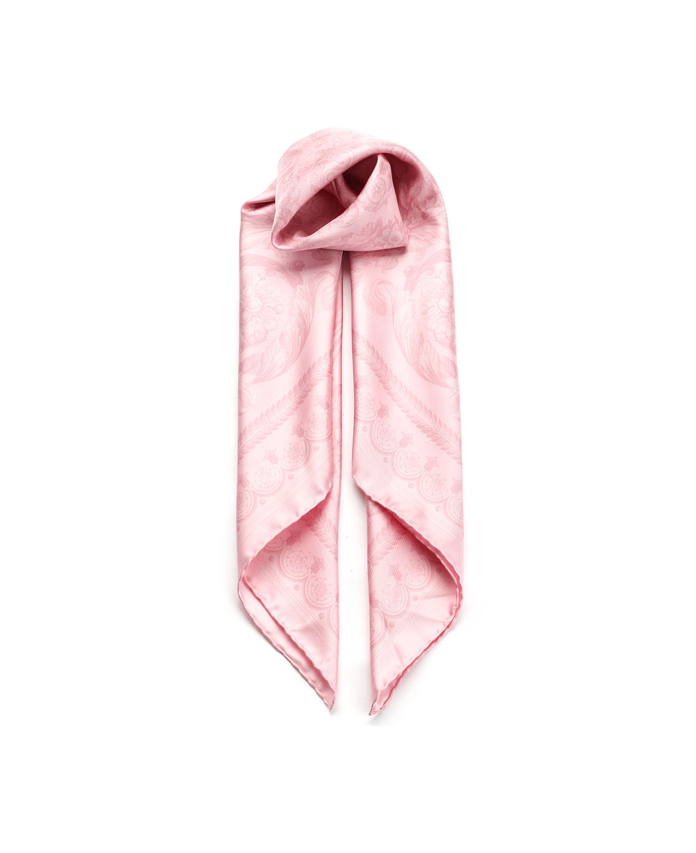 Versace Silk Twill Scarf - PINK スカーフ＆ストール