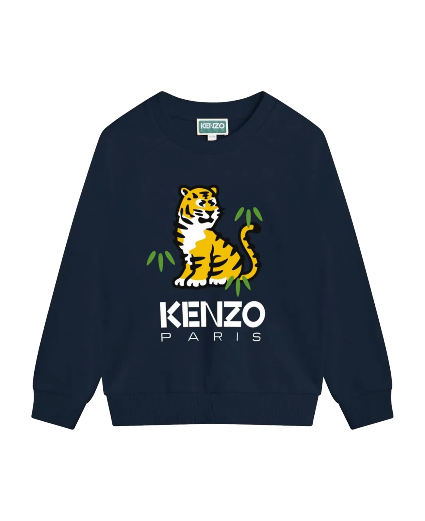 Kenzo Sweatshirt With Print - Blue ニットウェア＆スウェットシャツ