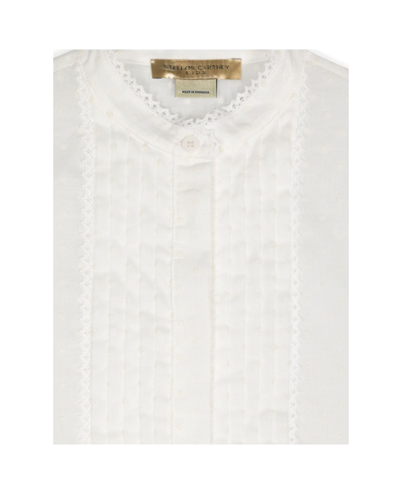 Stella McCartney Kids Blusa Con Ricamo - Cream