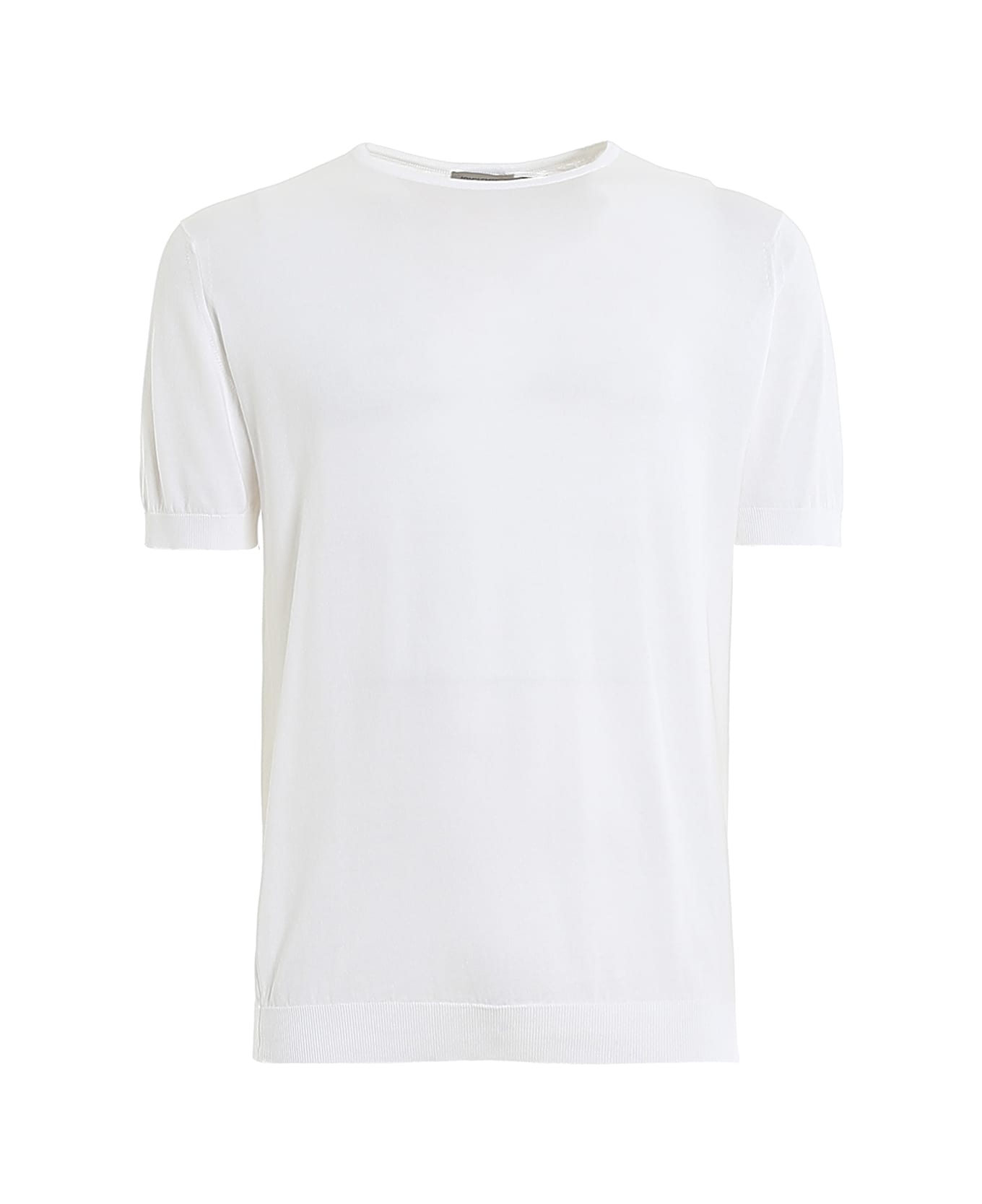 John Smedley Belden T-shirt Cn Ss - White