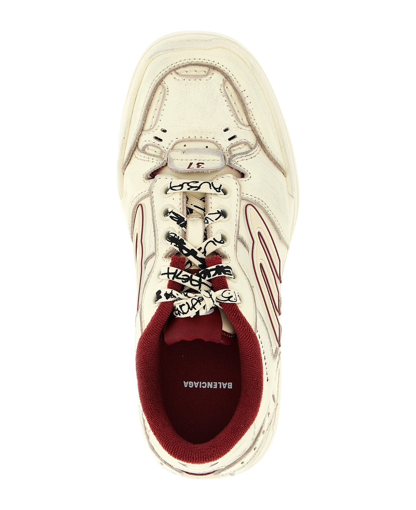 Balenciaga 
hamptons Worn-out Medio
 Sneakers - Beige