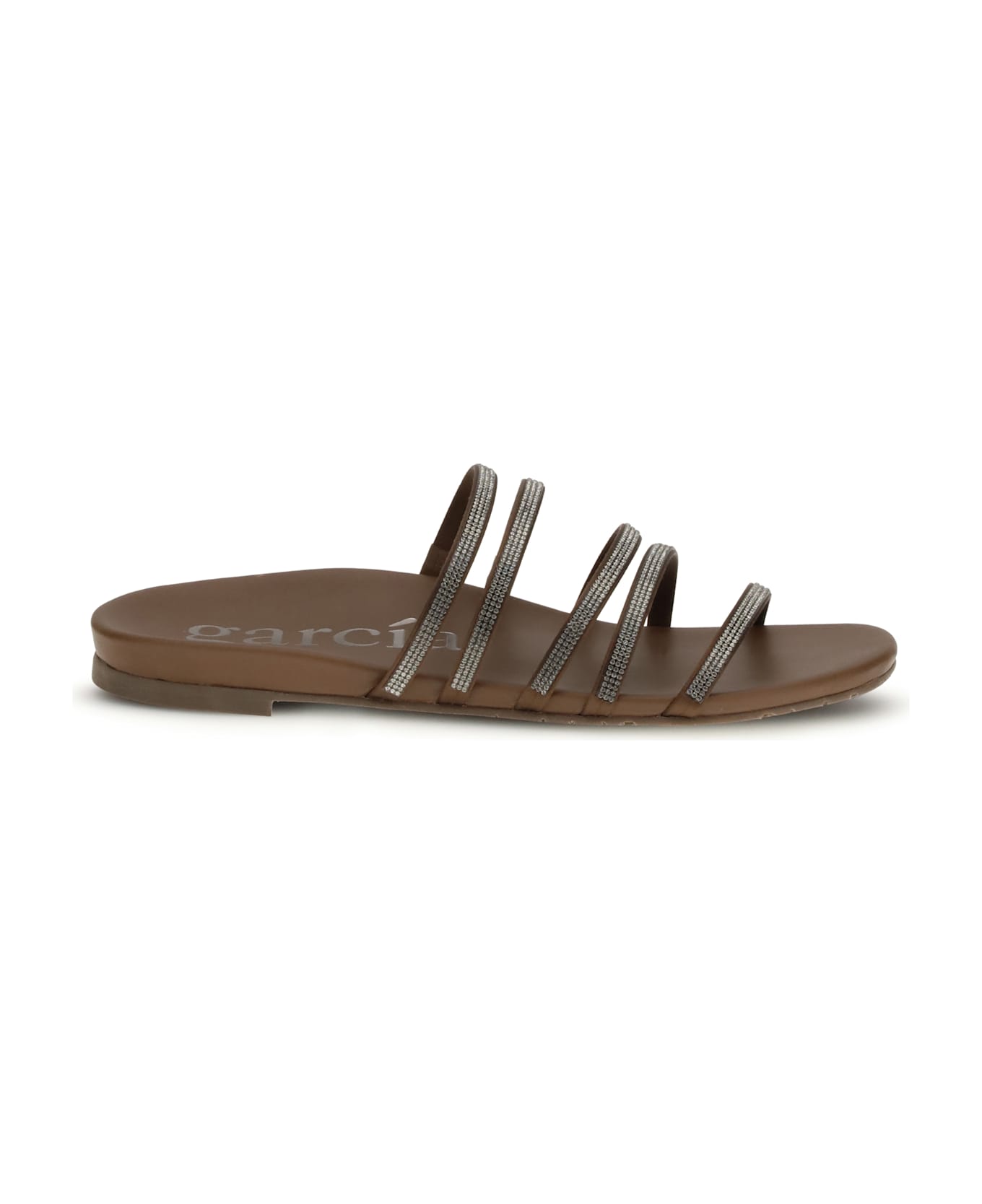 Pedro Garcia Flat Slip-on Leather Beatrix Sandal
