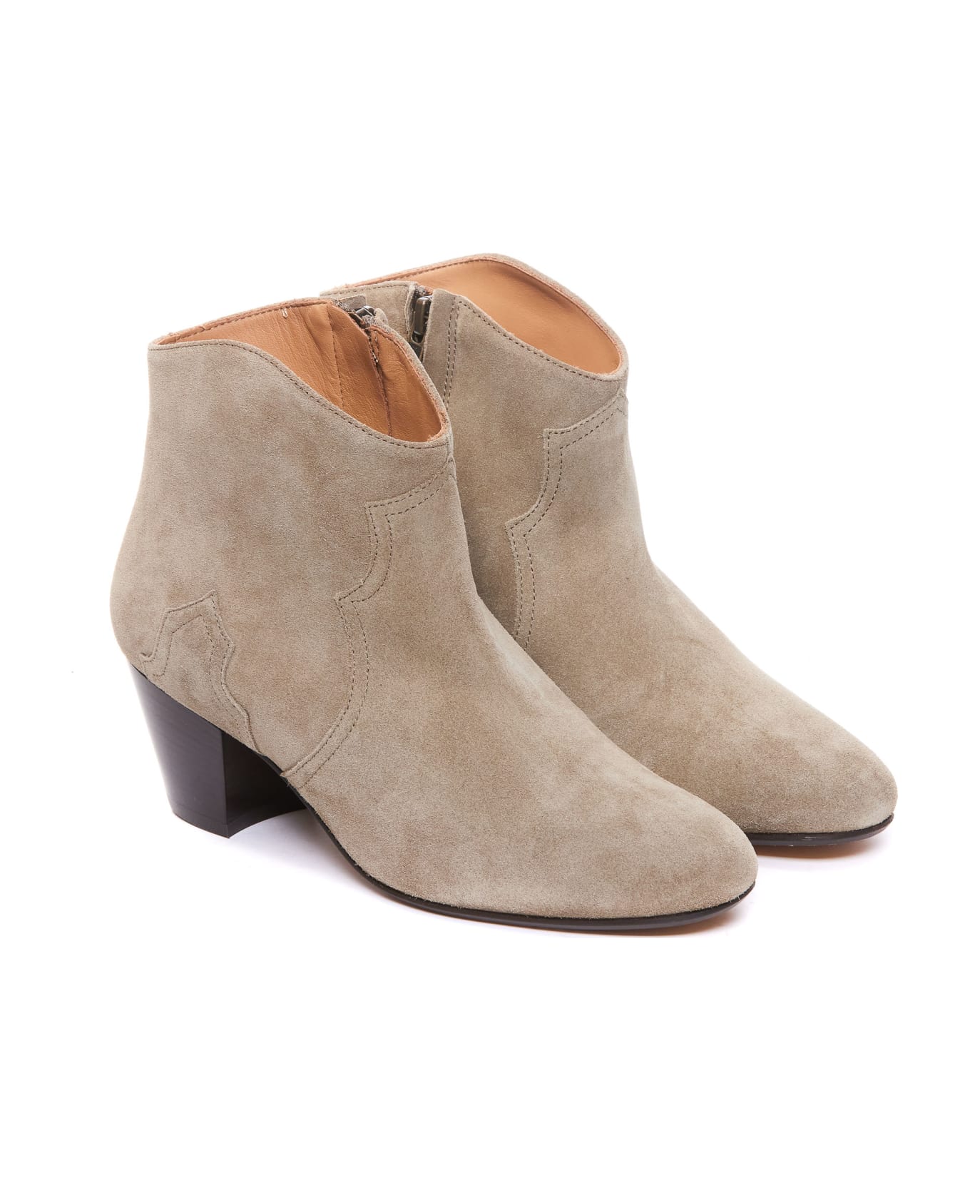 Isabel Marant Dicket Ankle Boots - Beige